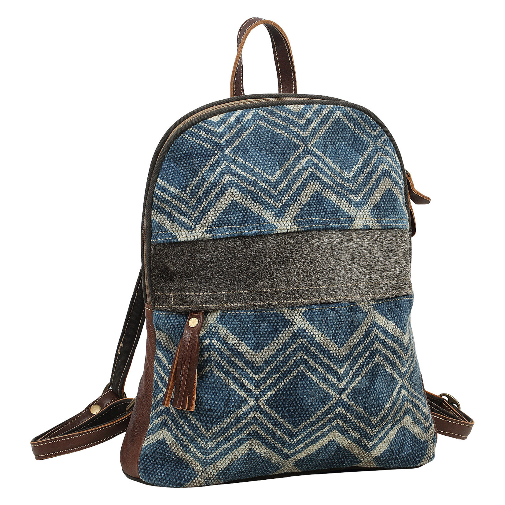 Myra Bags S-1571 Blue Breeze Backpack