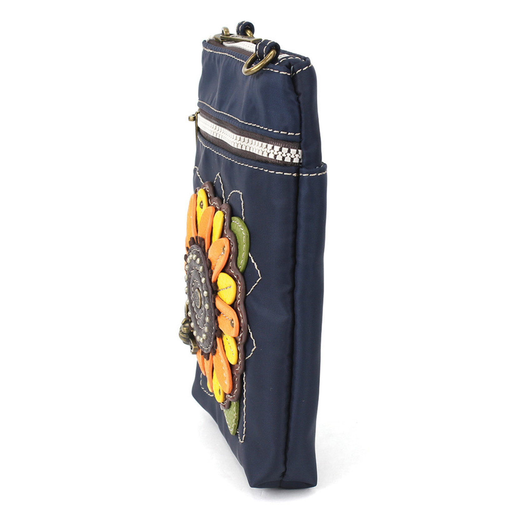 Chala Venture Cell Phone Crossbody - Sunflower - Navy