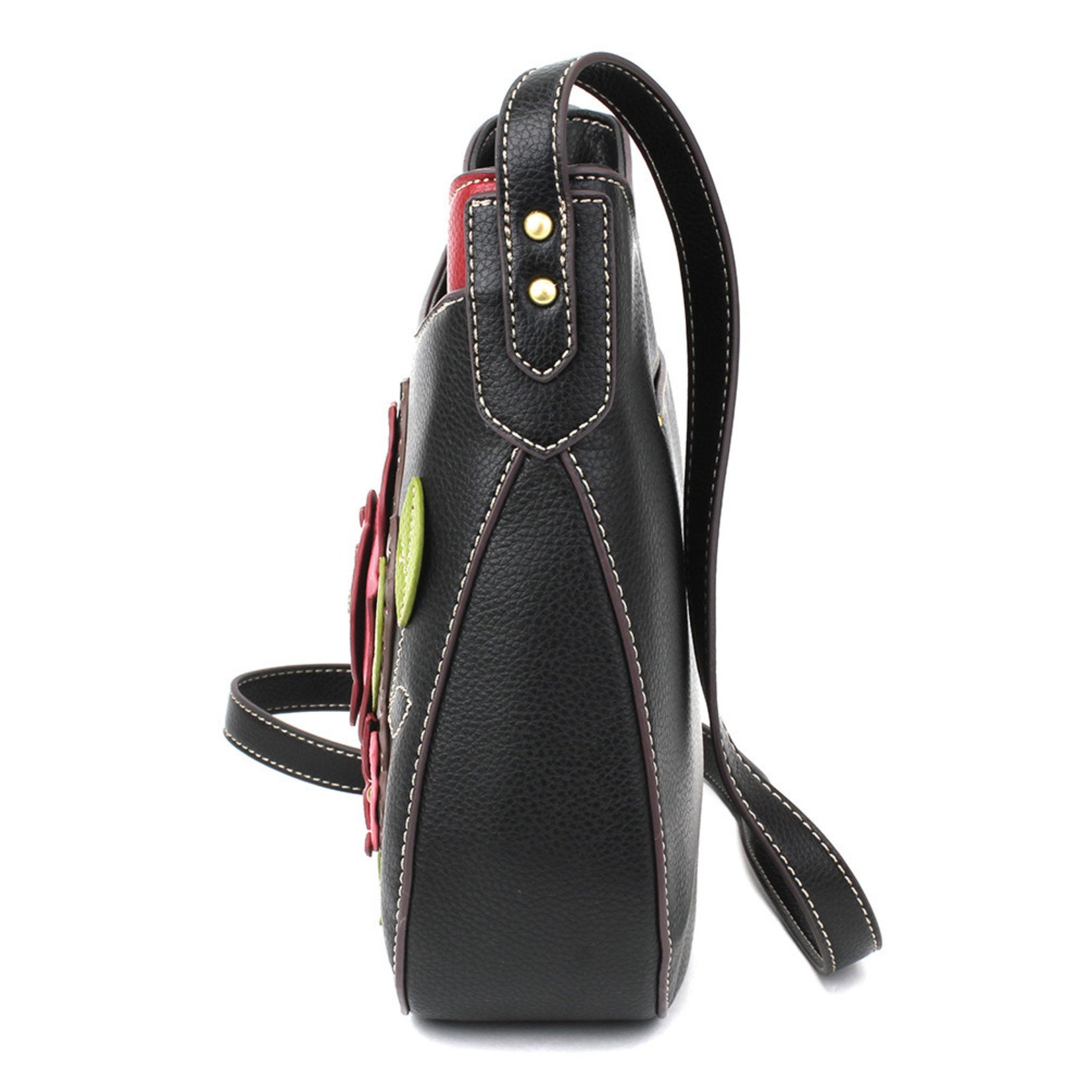 Chala Crescent Crossbody - Red Rose