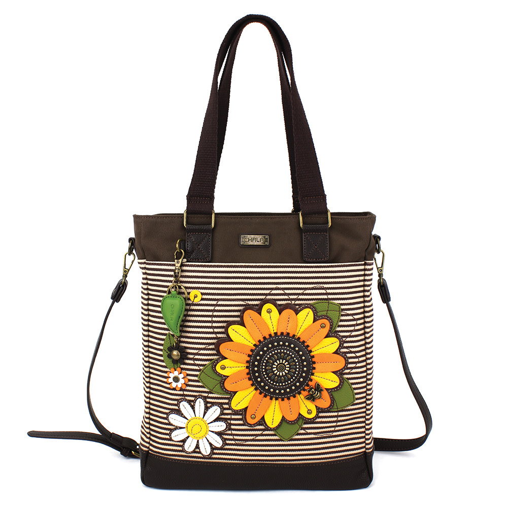 coach purse with sunflowers