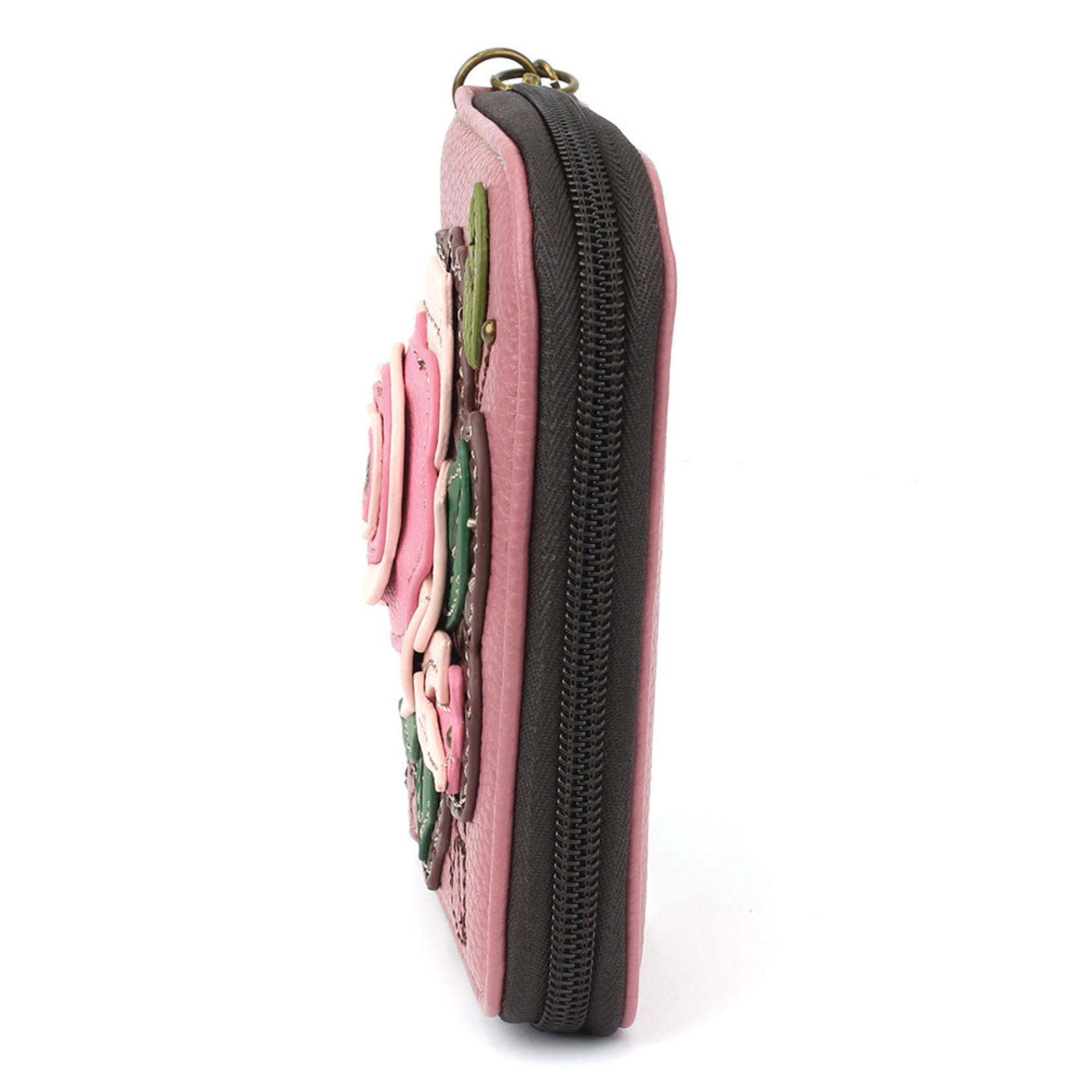 Chala Zip Around Wallet Rose