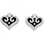 Brighton J21712 Alcazar Heart Mini Post Earrings