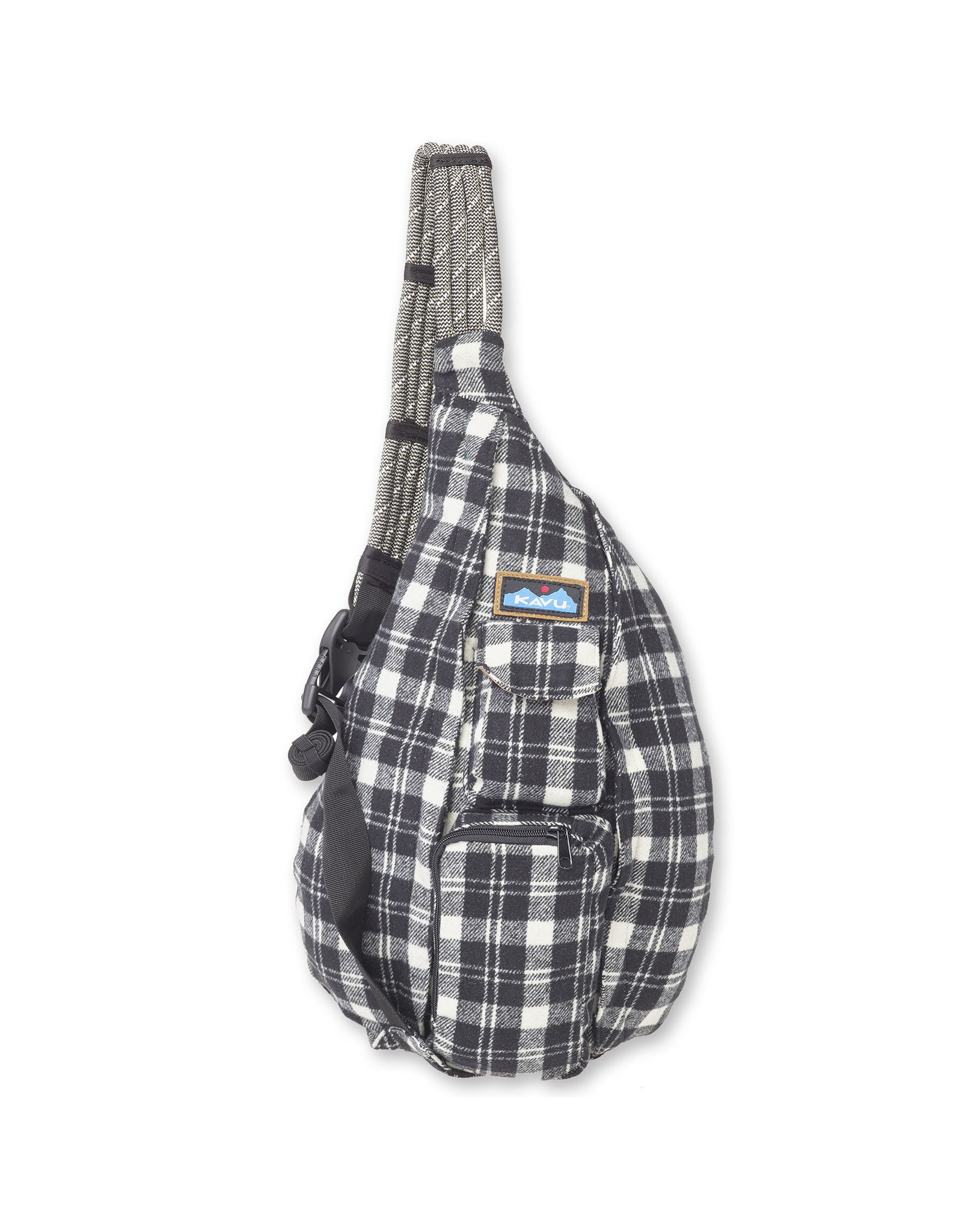 plaid kavu rope bag