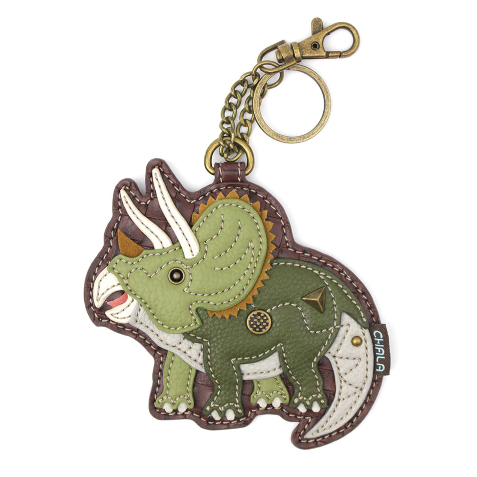 Chala Key Fob - Triceratops