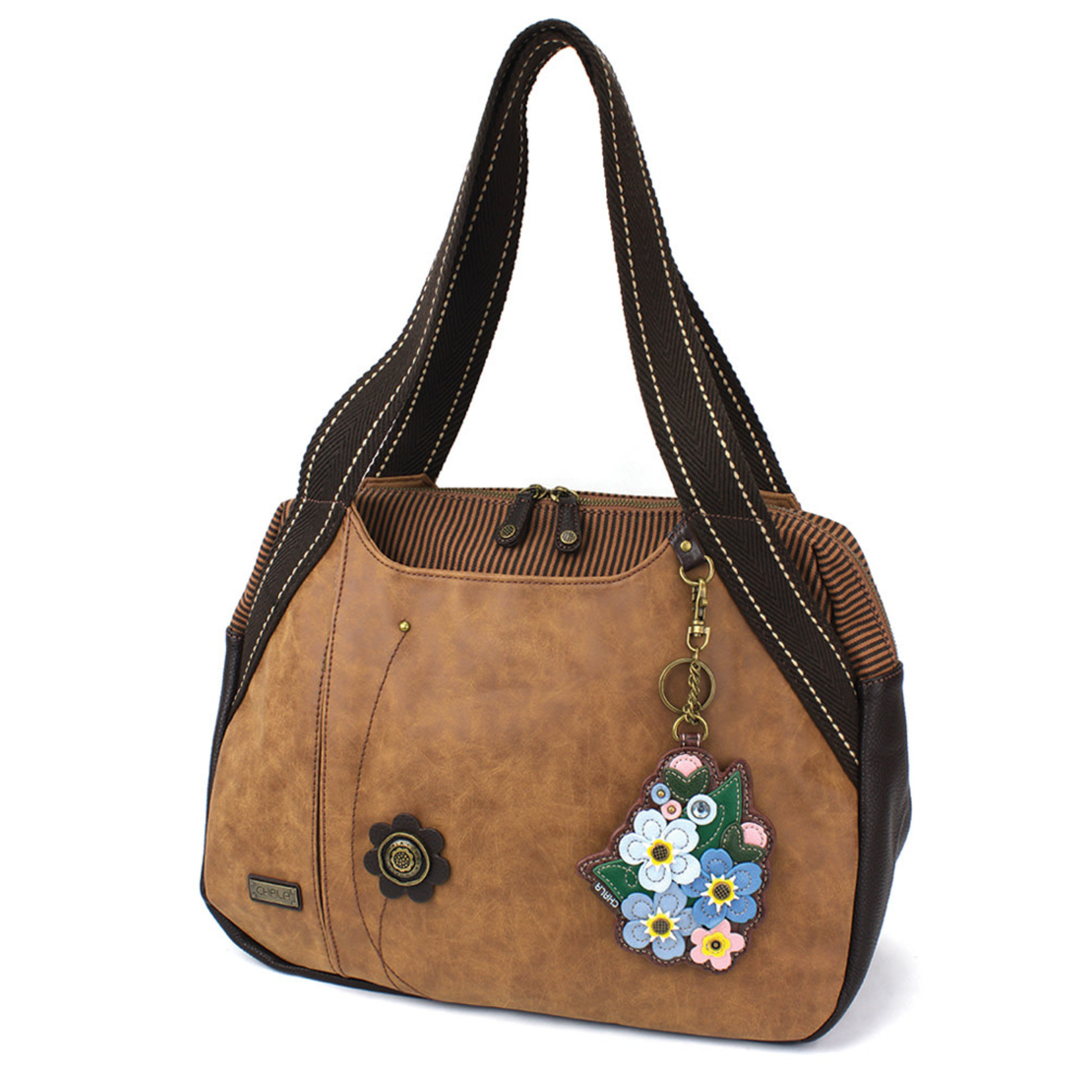 Chala Bowling Bag - Forget Me Not - Brown