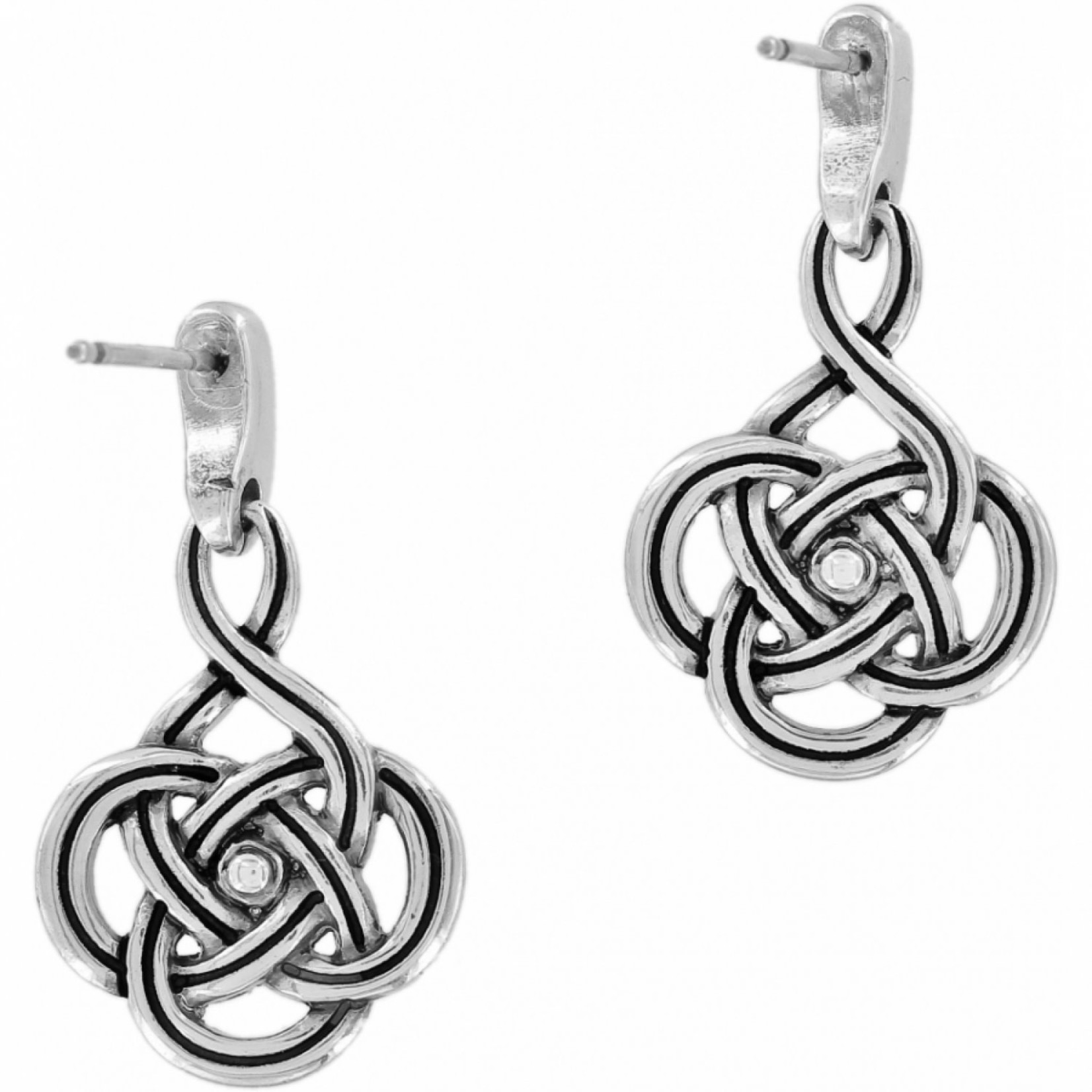 Brighton JA1811 Interlok Petite Post Drop Earrings