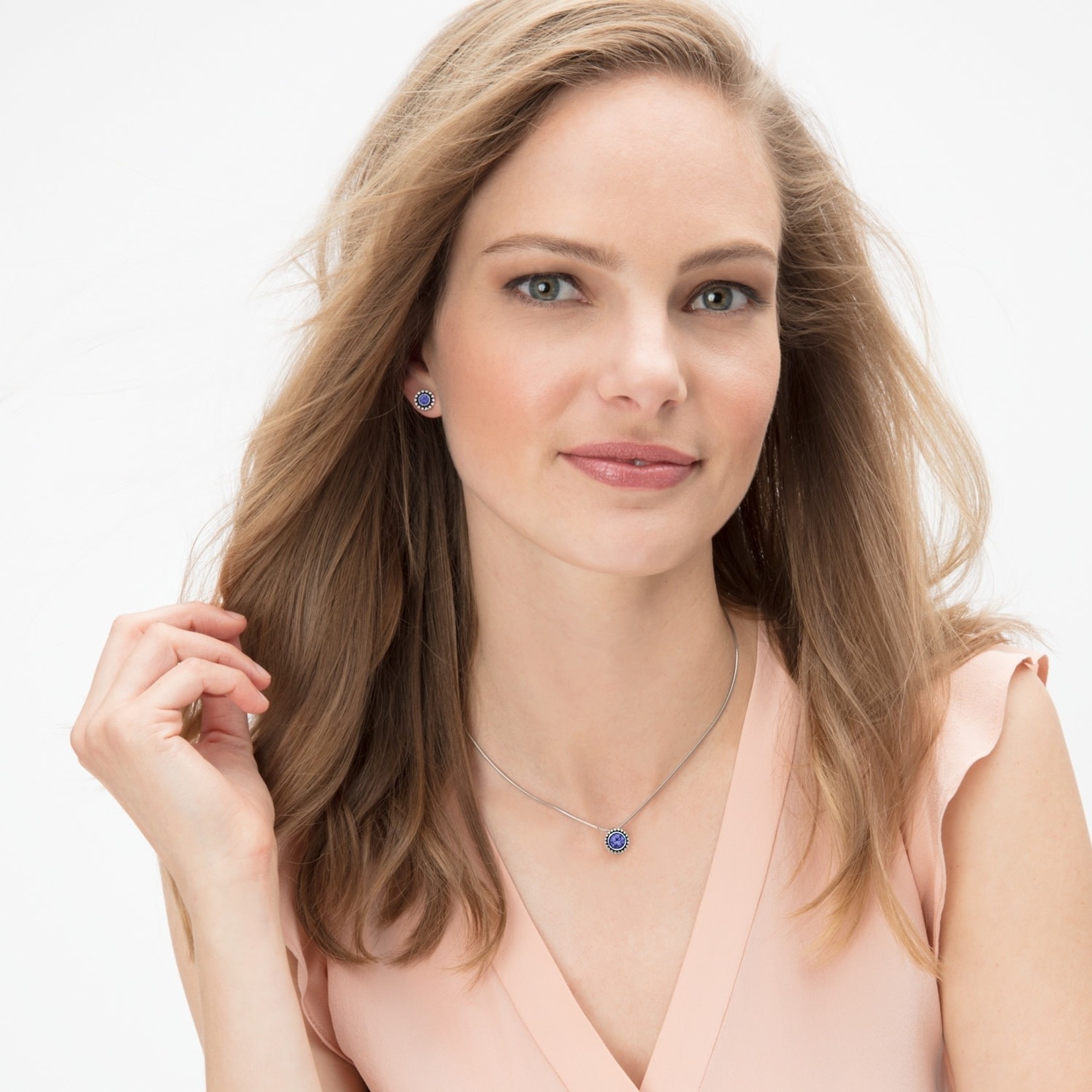 Brighton J2049E Sapphire Twinkle Mini Post Earrings