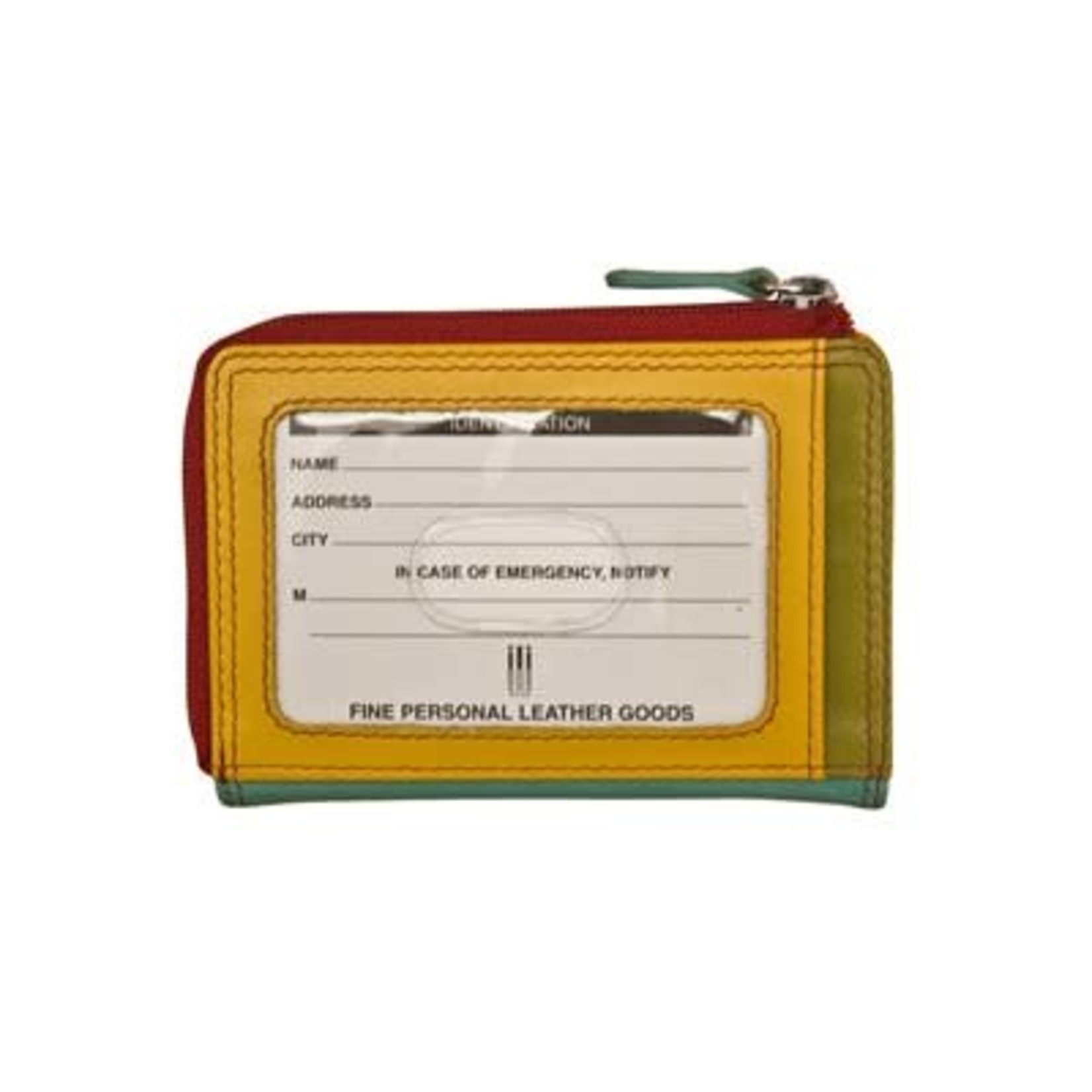 Leather Handbags and Accessories 7411 Citrus - RFID CC ID Holder