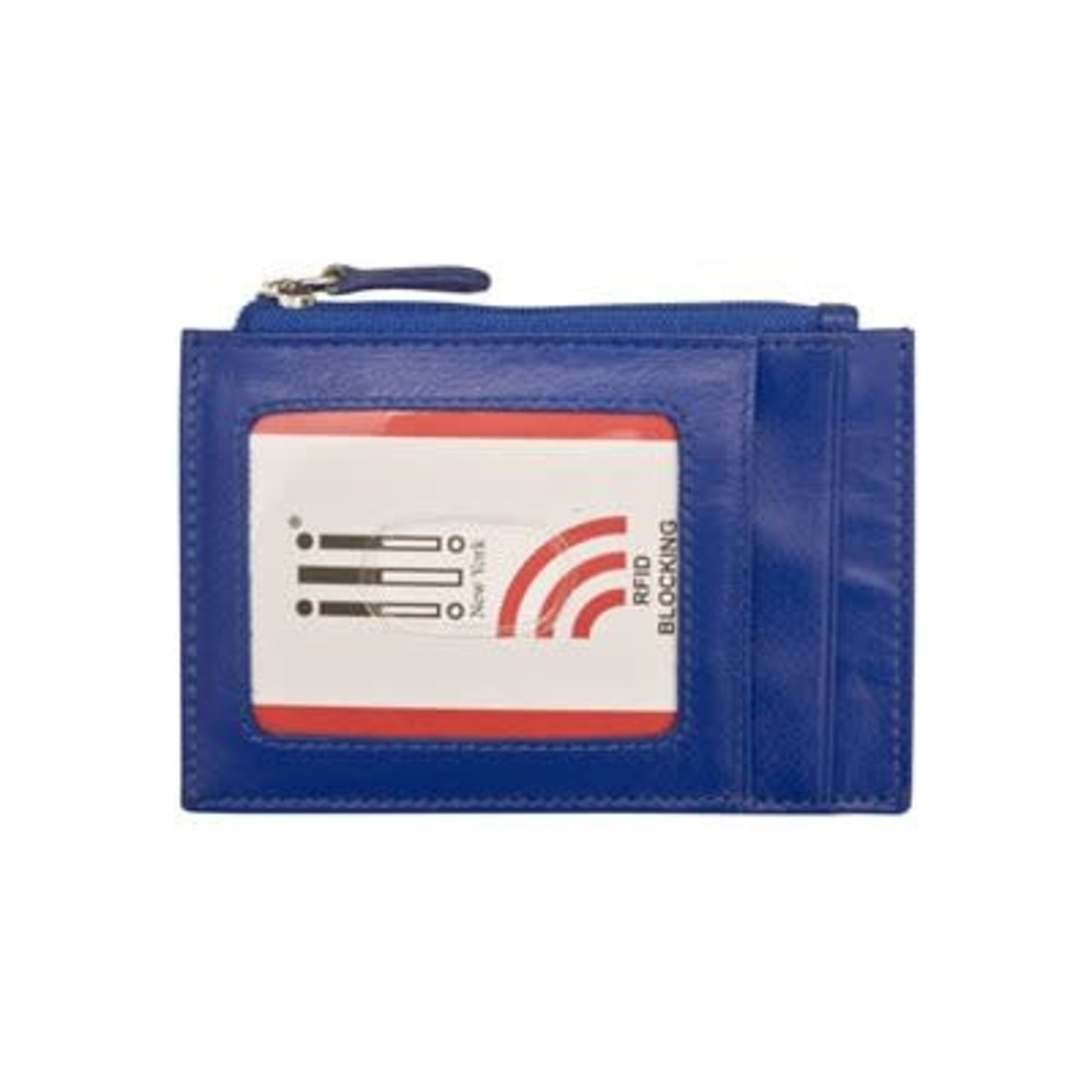 Leather Handbags and Accessories 7416 Cobalt - RFID Card Holder