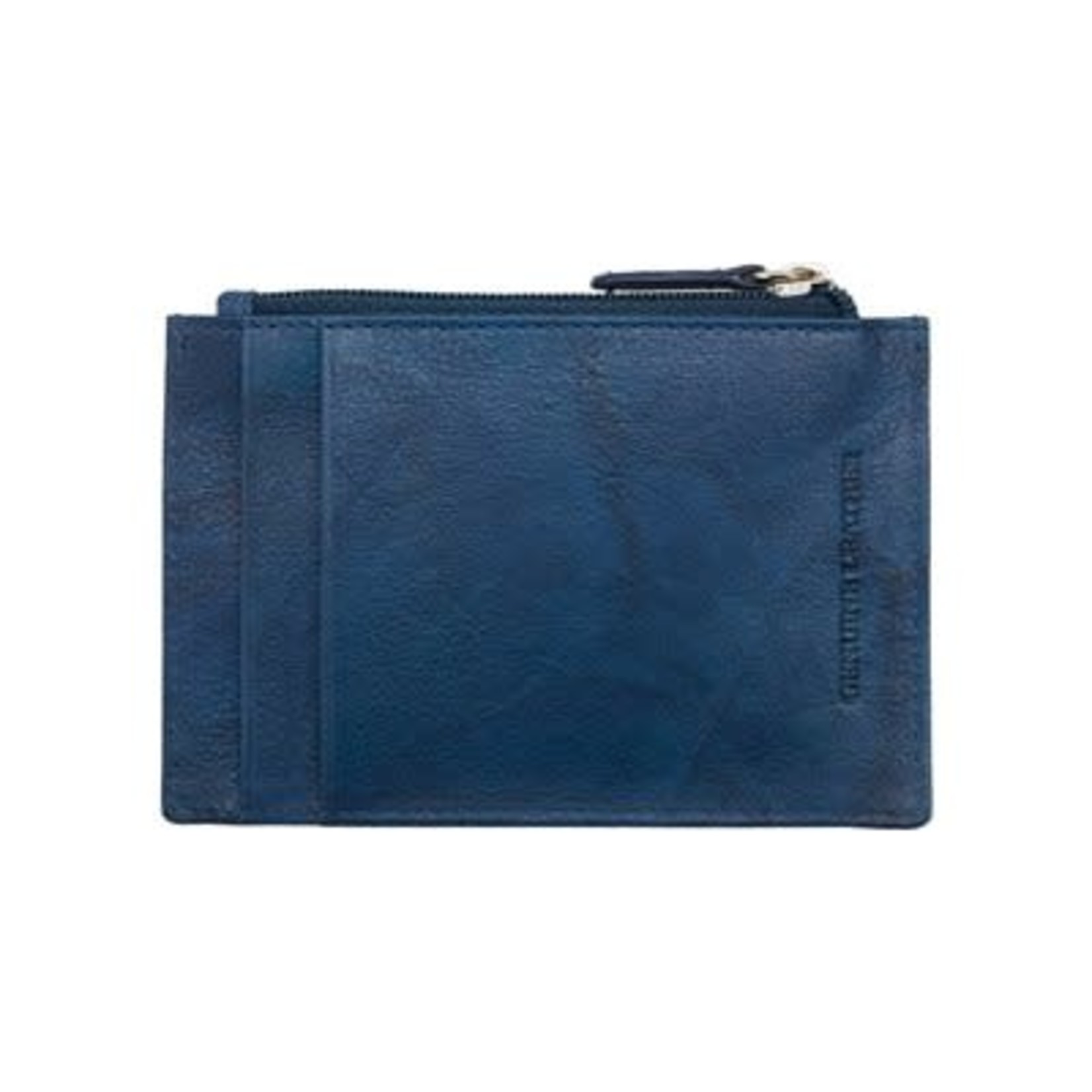 Leather Handbags and Accessories 7416 Jeans Blue - RFID Card Holder