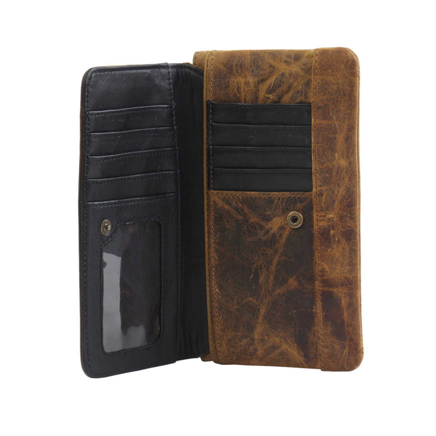Myra Bags S-2716 Oak Fire Leather Wallet 2026