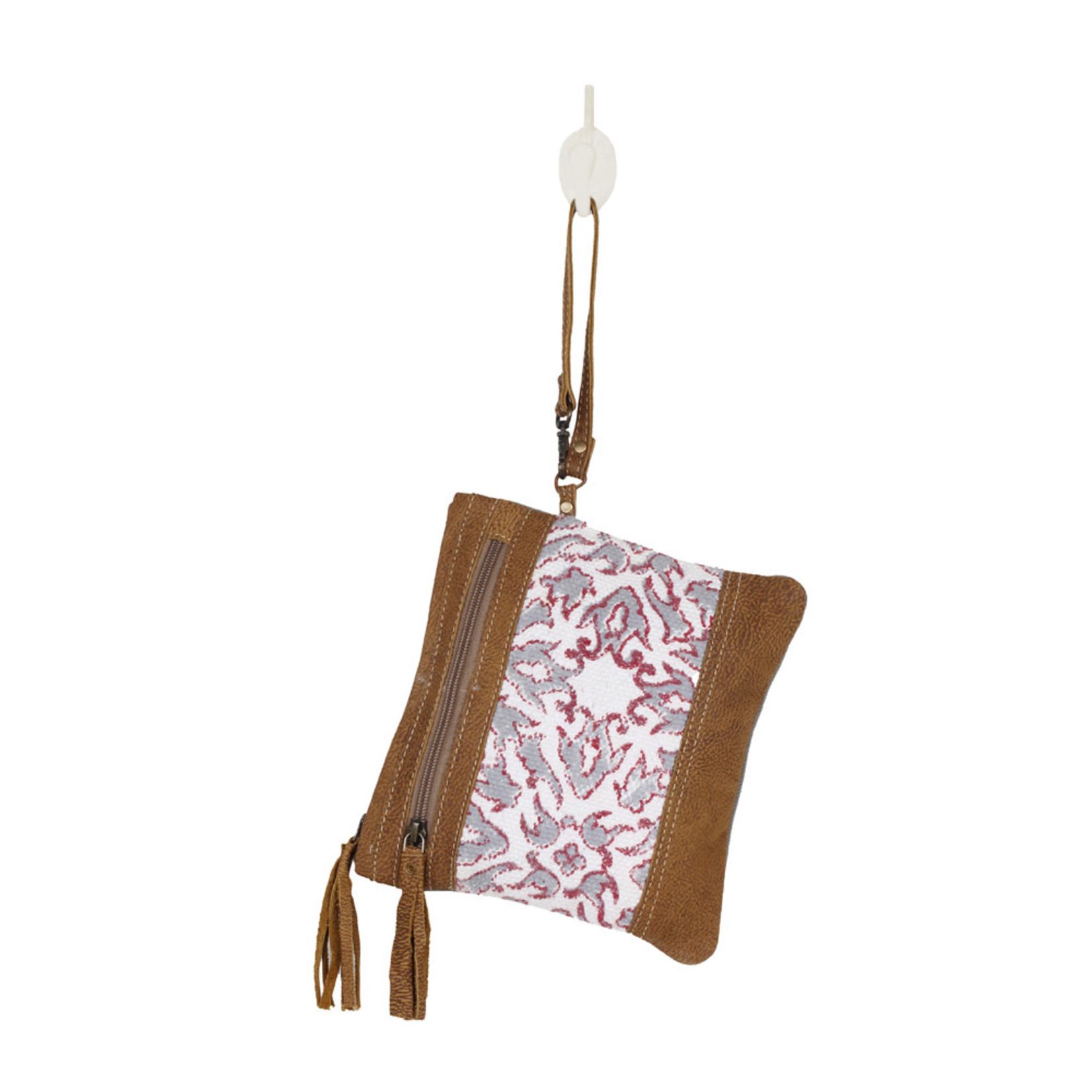 S-2547 Peach Blossoms Wristlet / Pouch