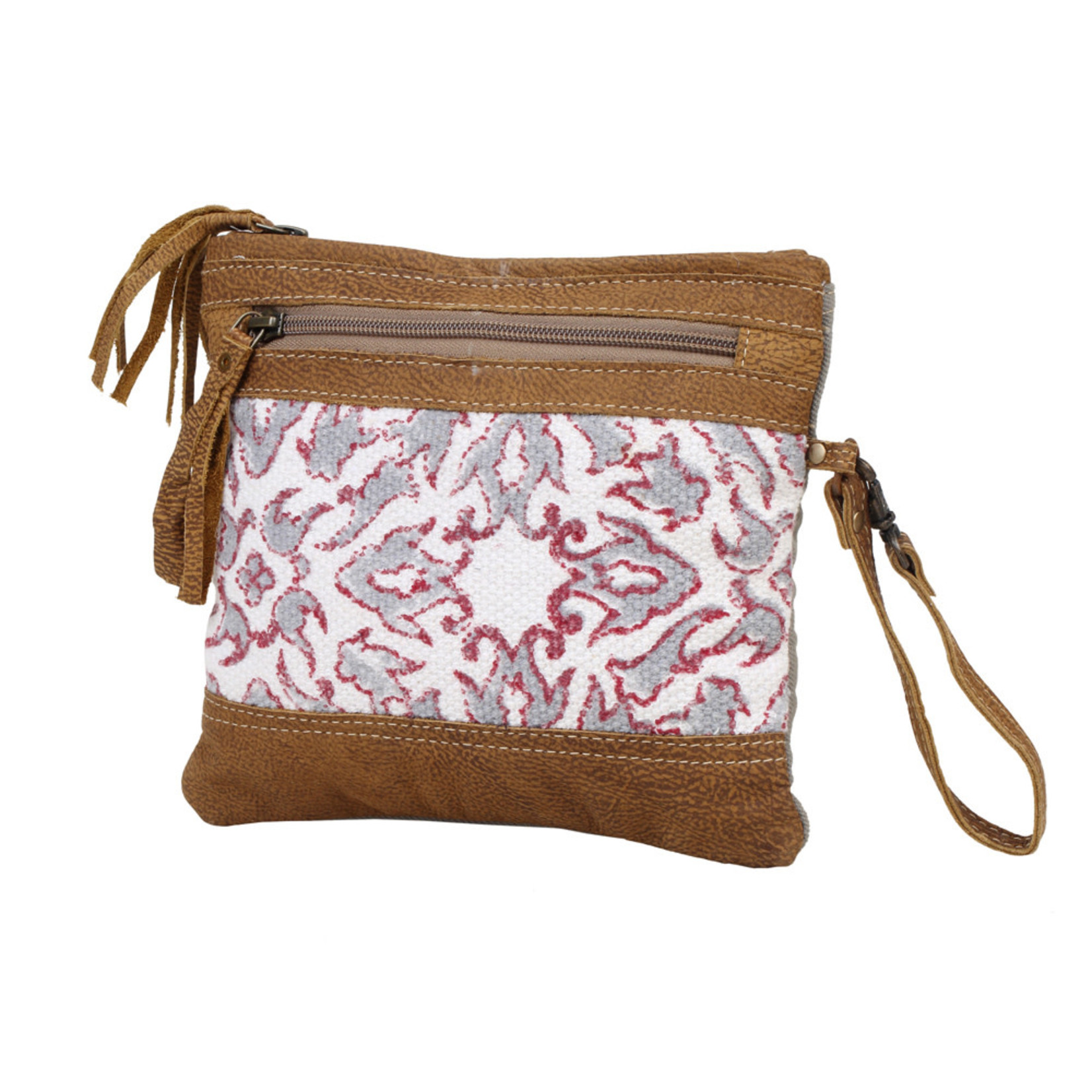 S-2547 Peach Blossoms Wristlet / Pouch