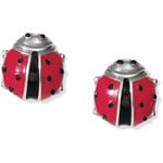 J22113 Spring Ladybug Mini Post Earrings