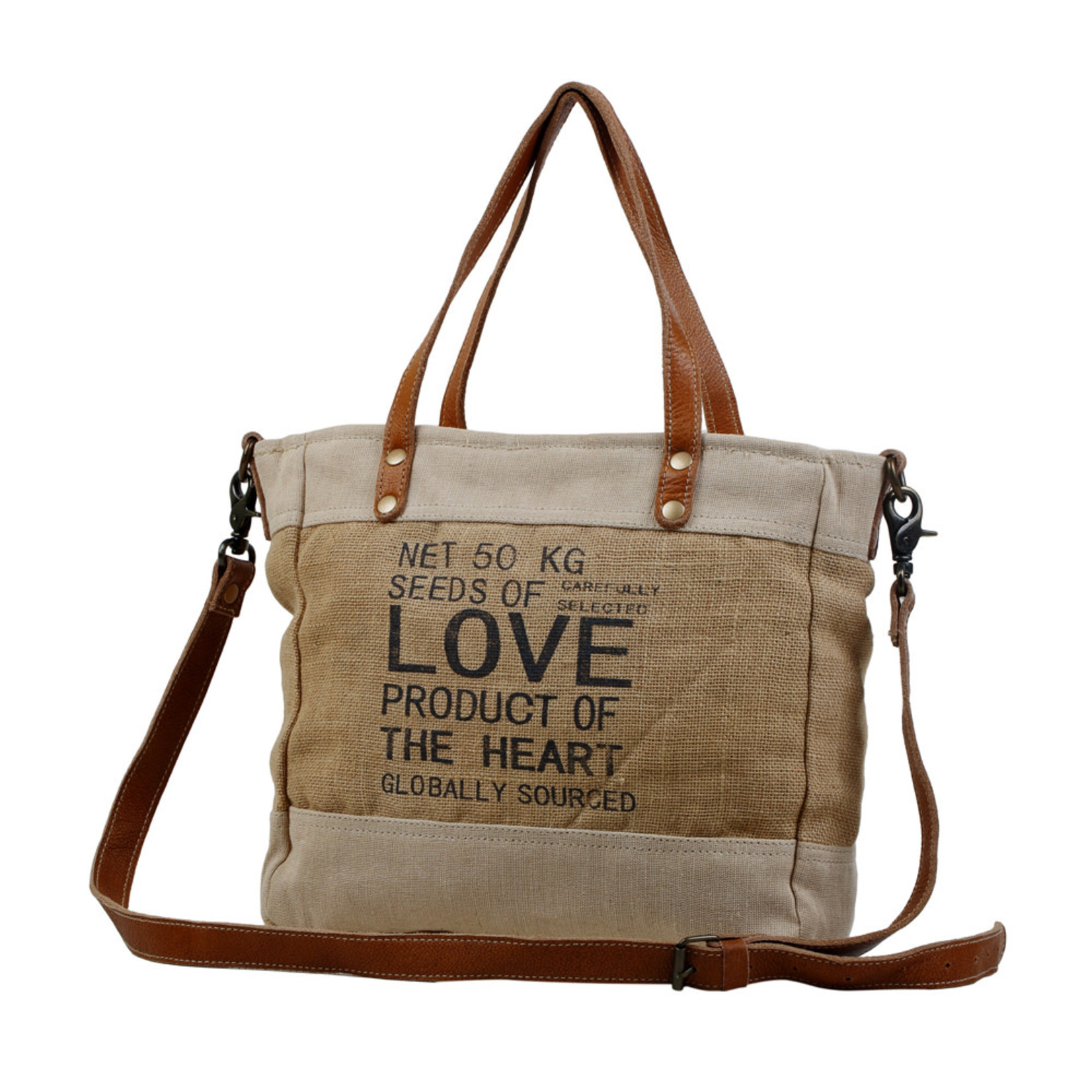 Myra Bags S-2887 Sustainable Organic Fabric Market Tote