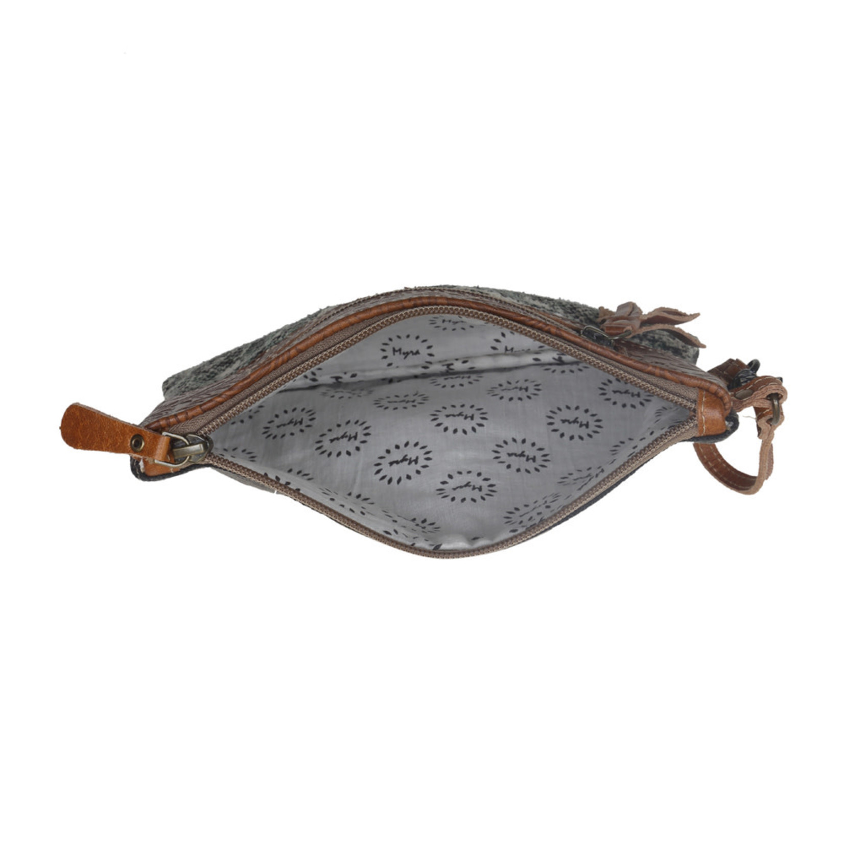 FELICITY ZIPPERED CLUTCH WITH WRISTLET LARGE - SADDLE - Go Forth Goods ®