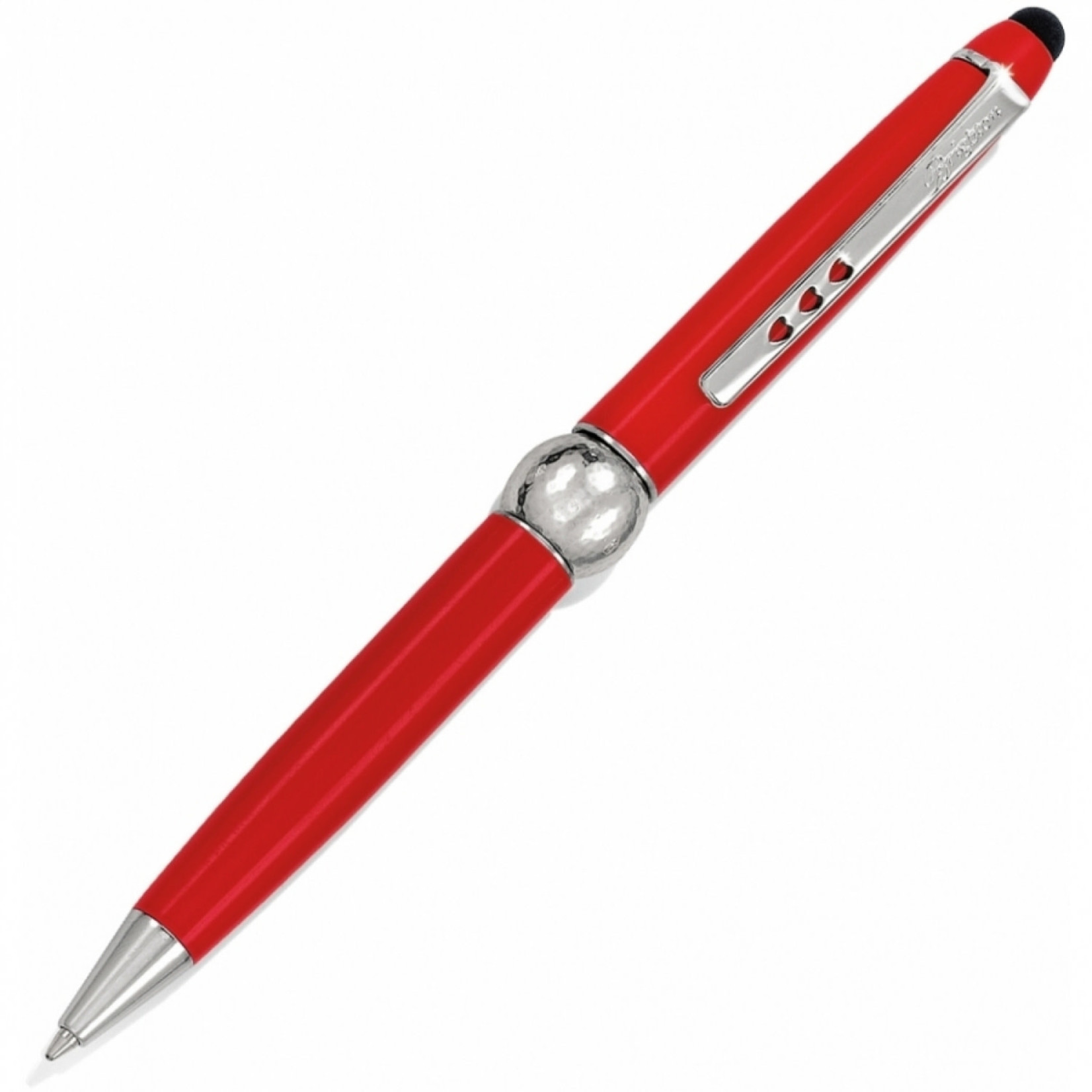 Brighton JC0367 Pen Pal Stylus Long Charm Pen - Red/Silver