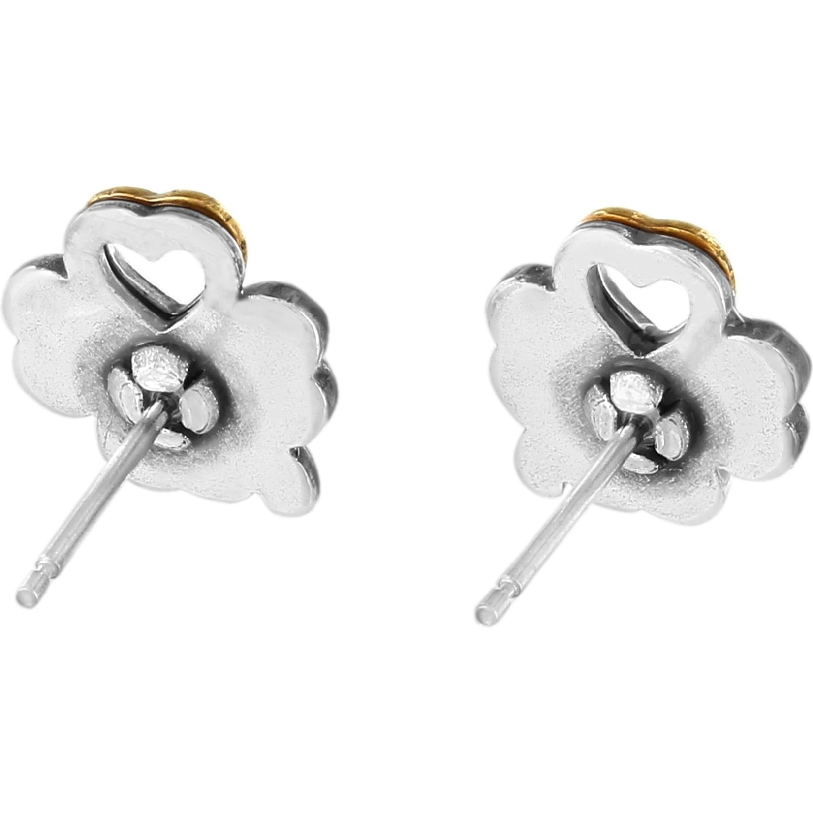 J22130 Clover Heart Mini Post Earrings