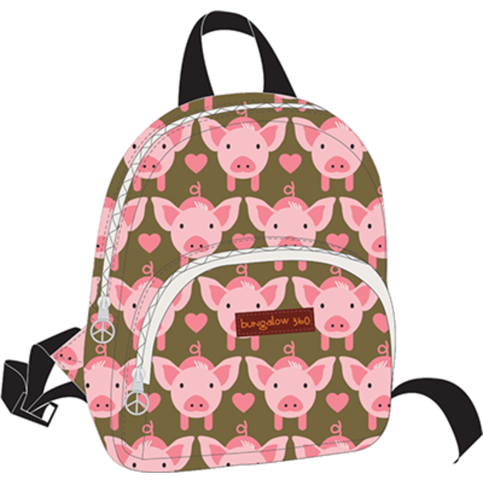 Bungalow 360 Kids Backpack - Pig