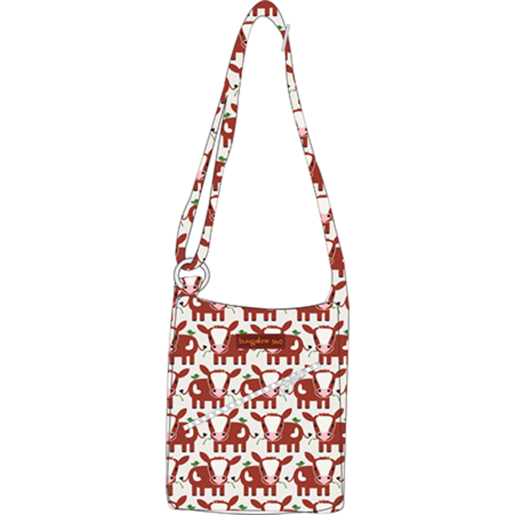 Bungalow 360 Small Messenger Bag  - Cow