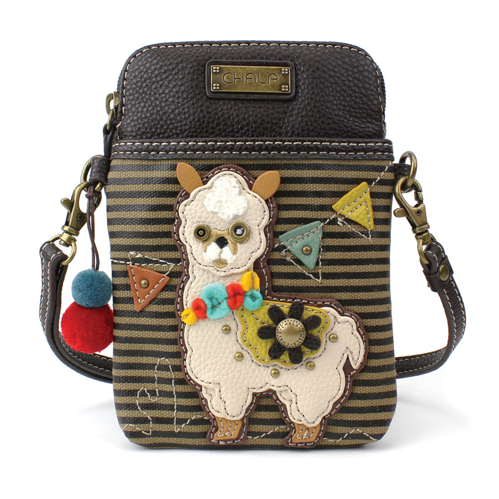 Chala Cell Phone Crossbody Llama Stripe The Handbag Store