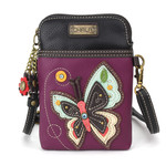 Chala Cell Phone Crossbody - New Butterfly Purple
