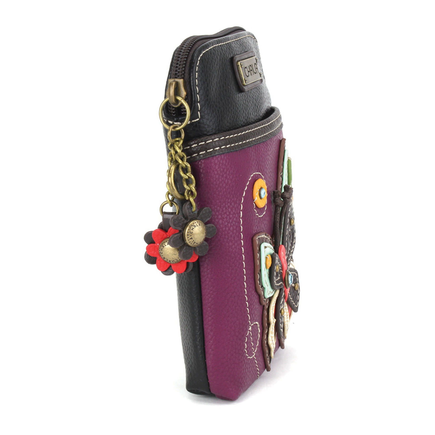 Chala Cell Phone Crossbody New Butterfly Purple