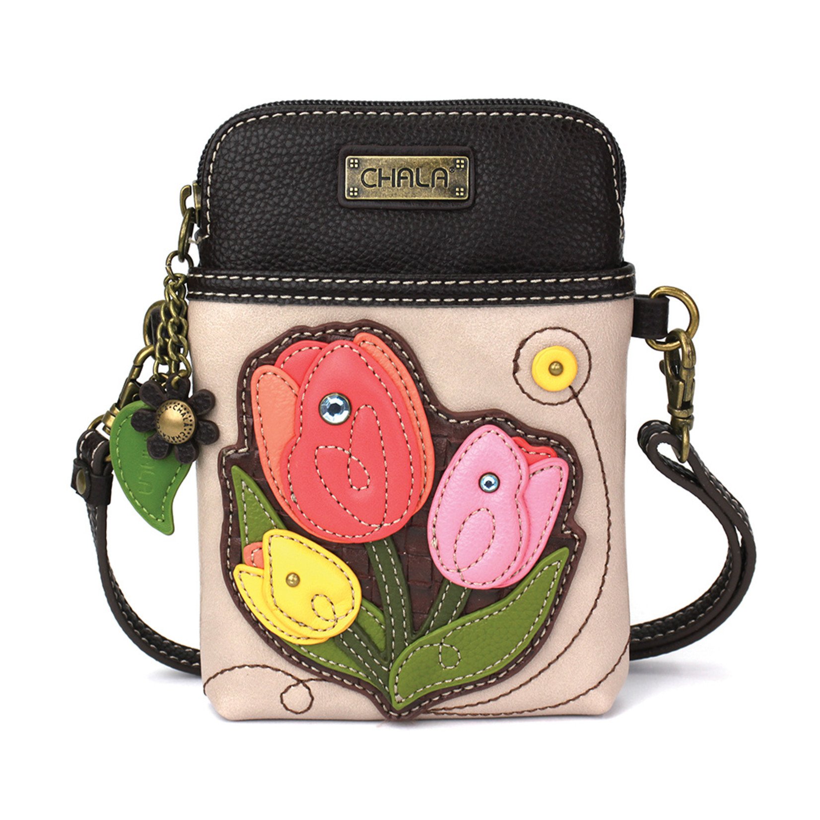 Chala Butterfly Cell Phone Cross Body Purse  Personalized Cutting Boards,  Wedding Gifts, Embroidery Services