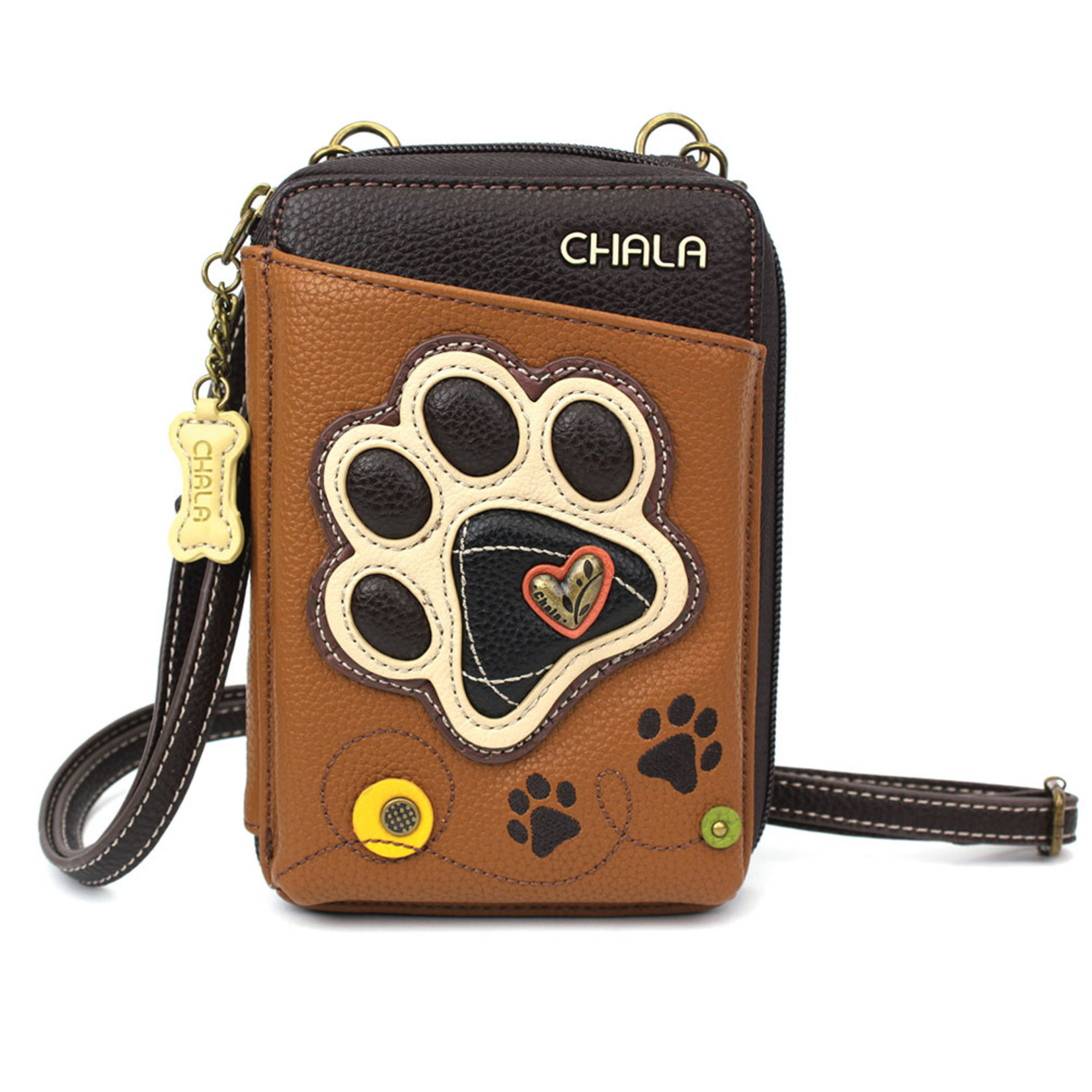 Chala Wallet Crossbody Paw Print