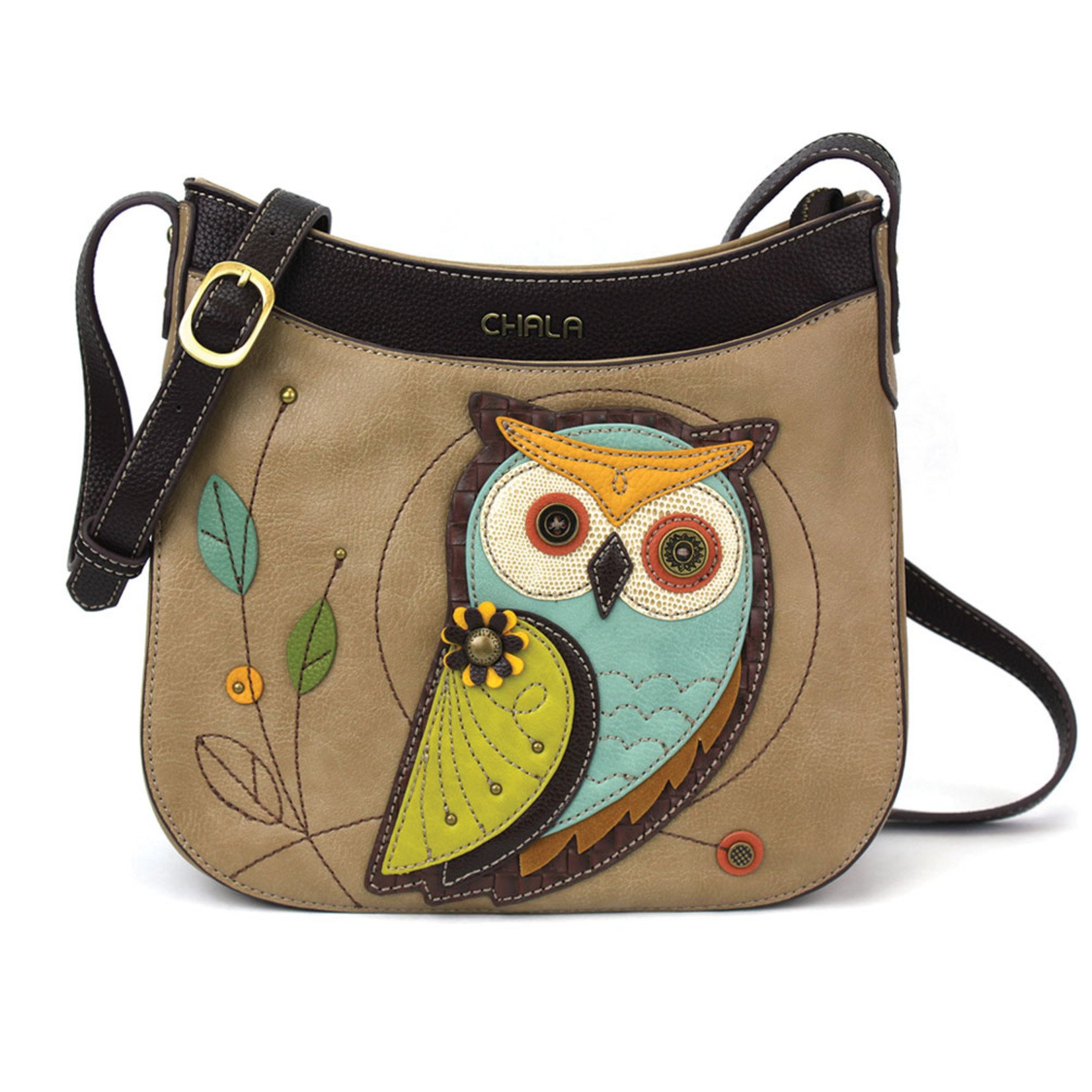 Chala Crescent Crossbody Owl A