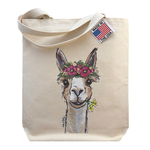 Hippie Hound Studios 'Lycoming' Alpaca - Gusset Tote