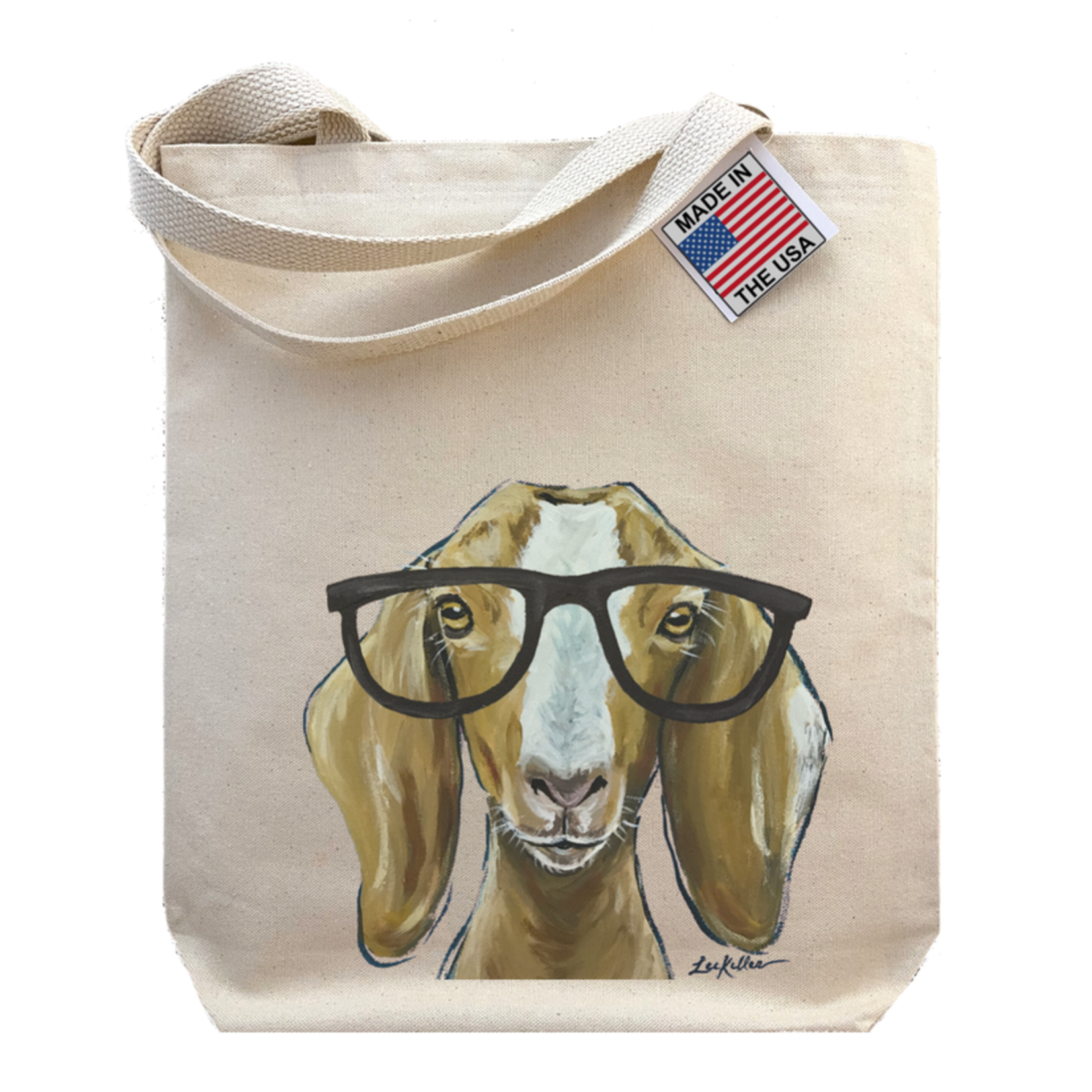 Hippie Hound Studios 'Madge' Goat - Gusset Tote