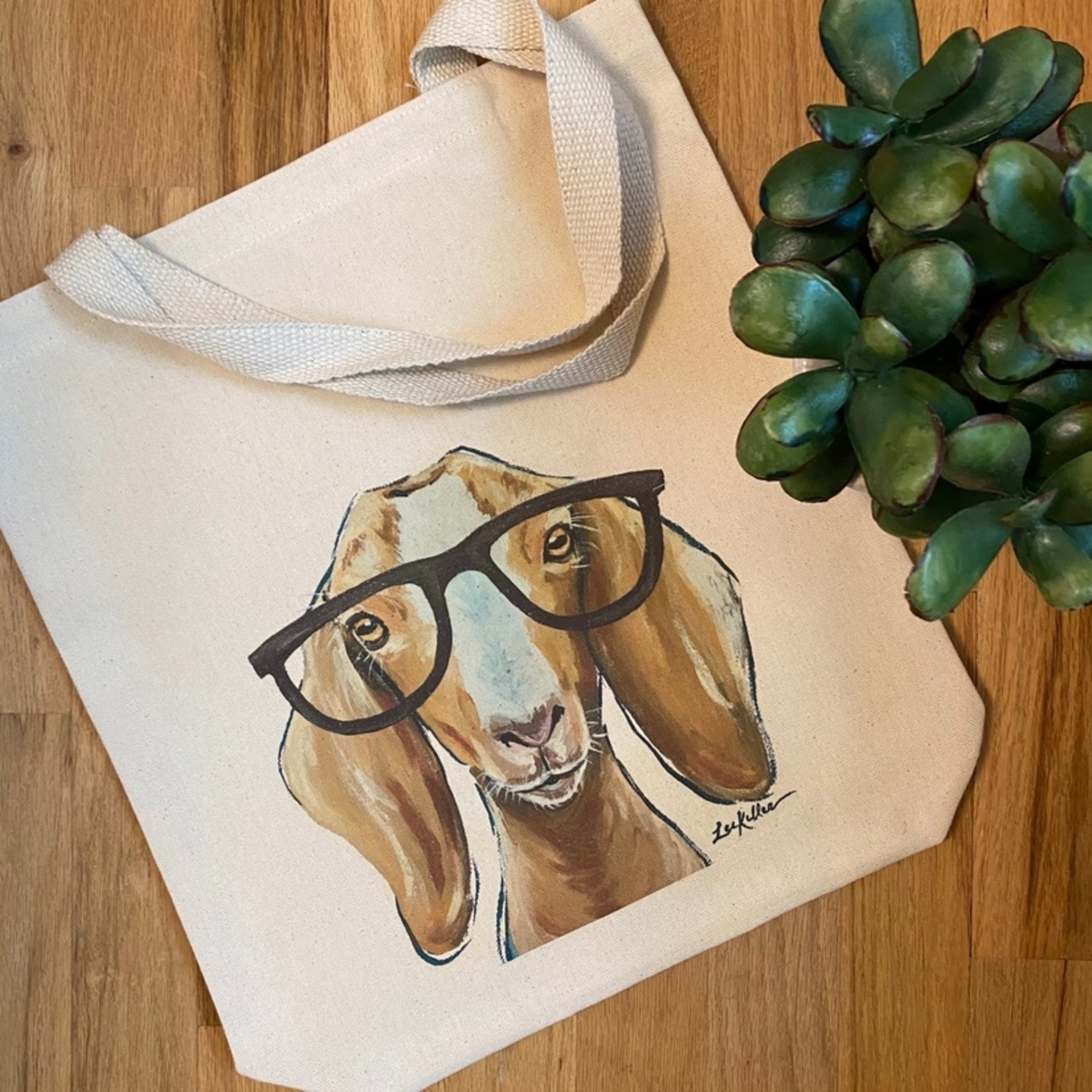 'Madge' Goat - Gusset Tote