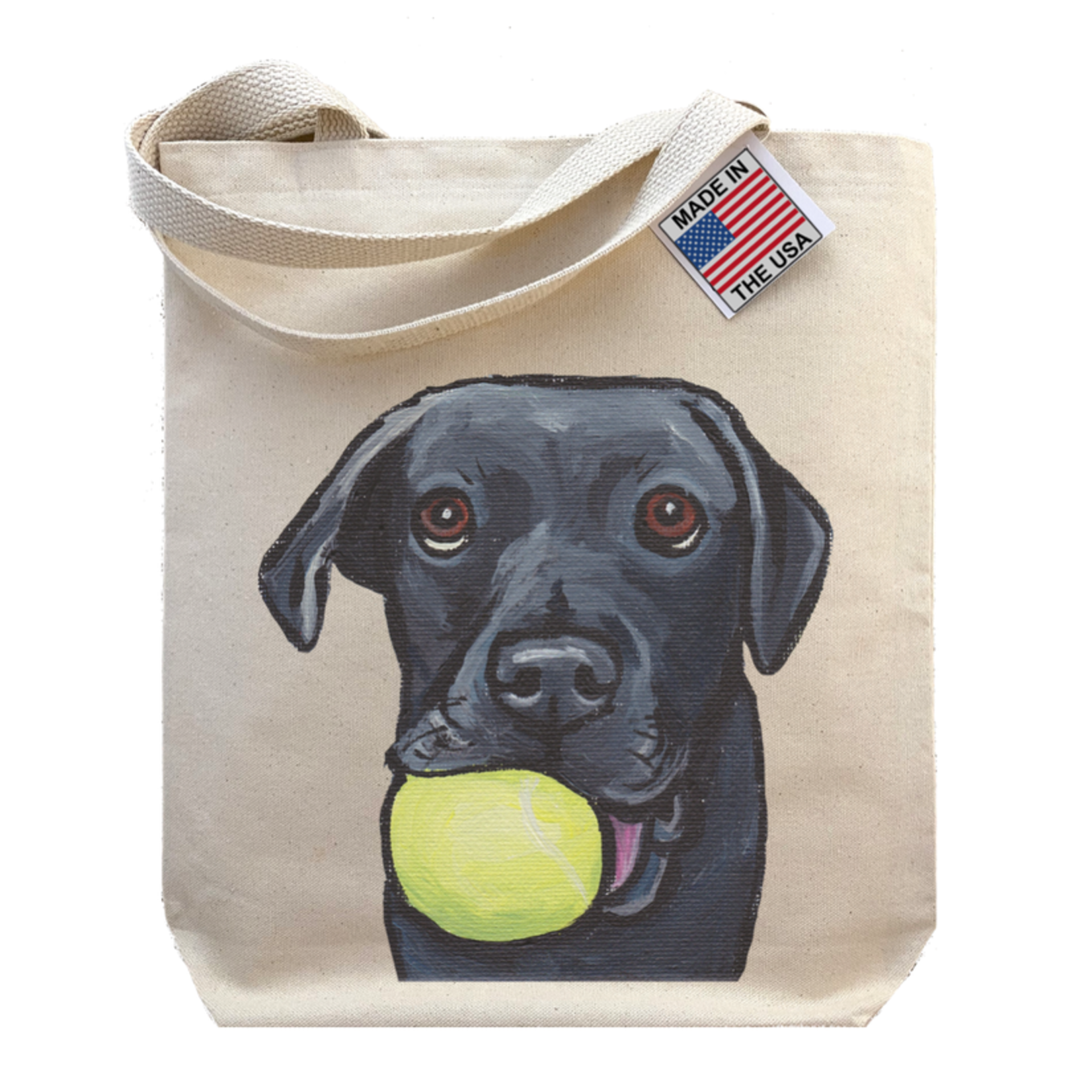 Black Lab - Gusset Tote