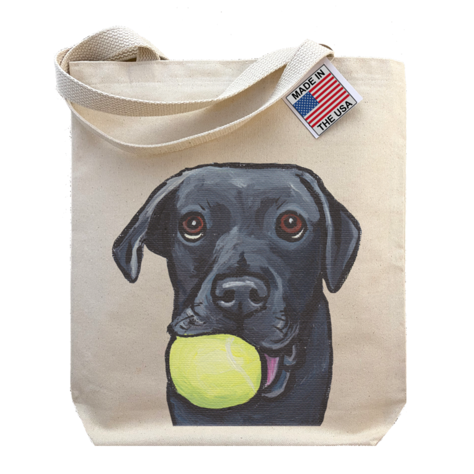 Hippie Hound Studios Black Lab - Gusset Tote