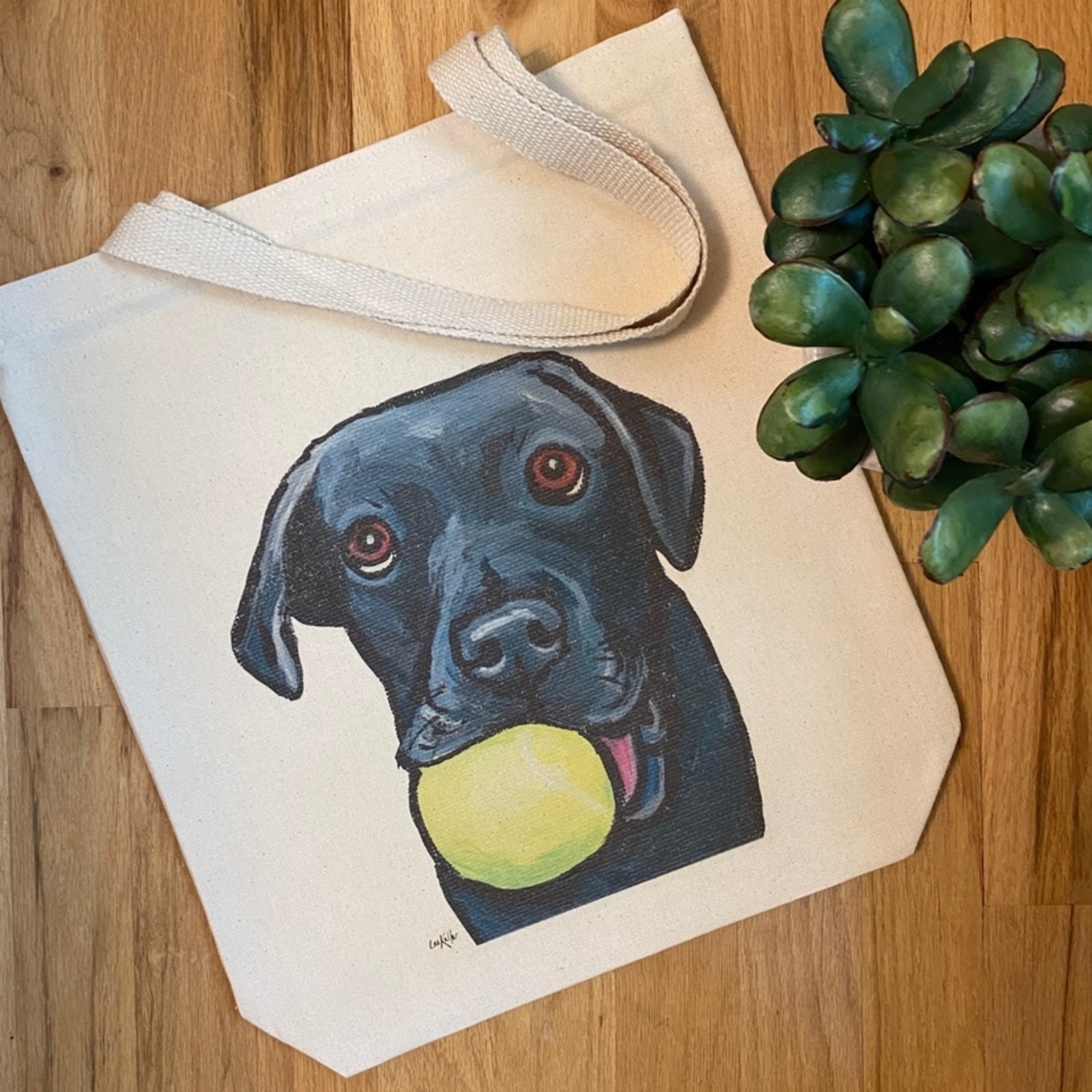 Black Lab - Gusset Tote