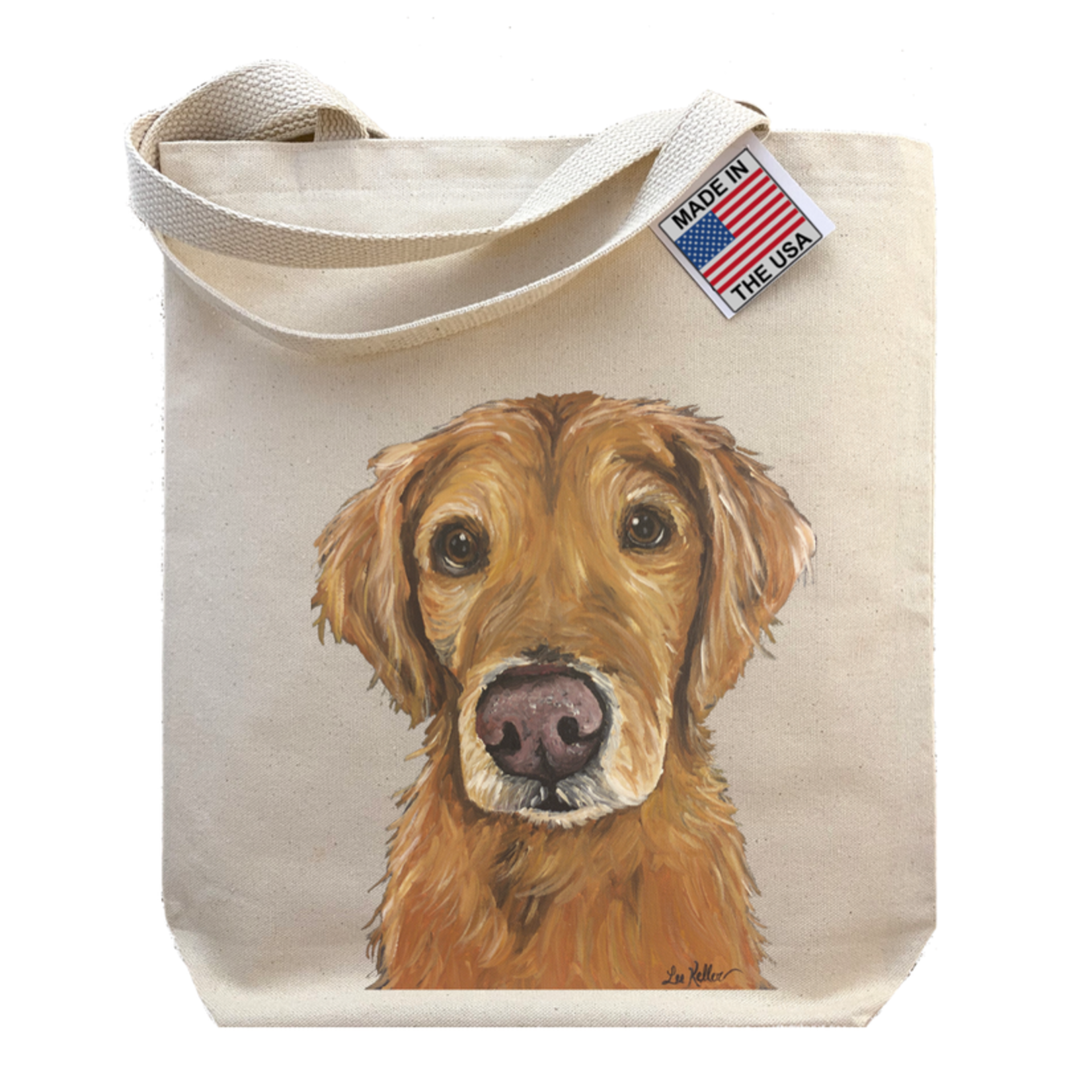 Golden Retriever - Gusset Tote