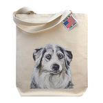 Hippie Hound Studios Australian Shepherd - Gusset Tote