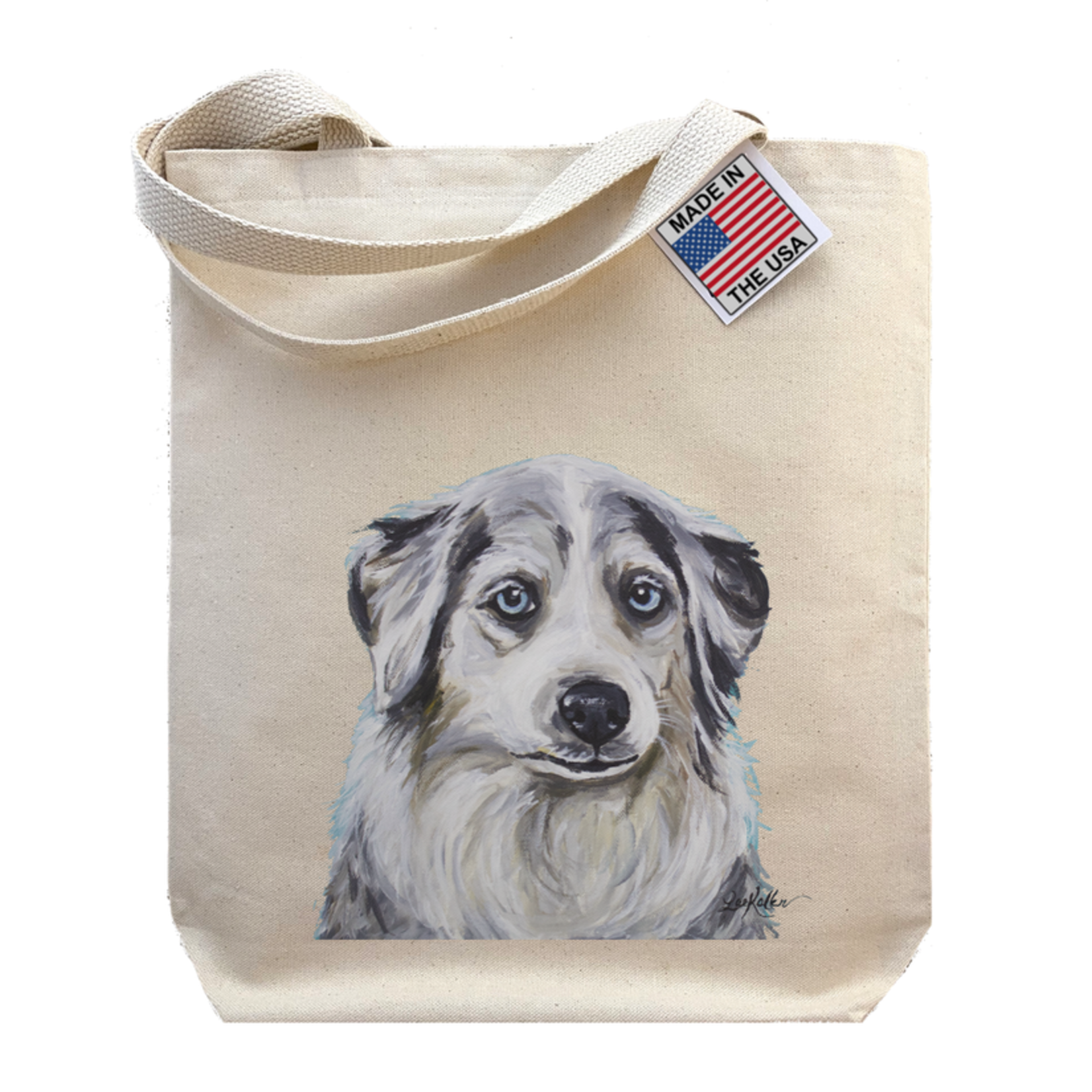Australian Shepherd - Gusset Tote