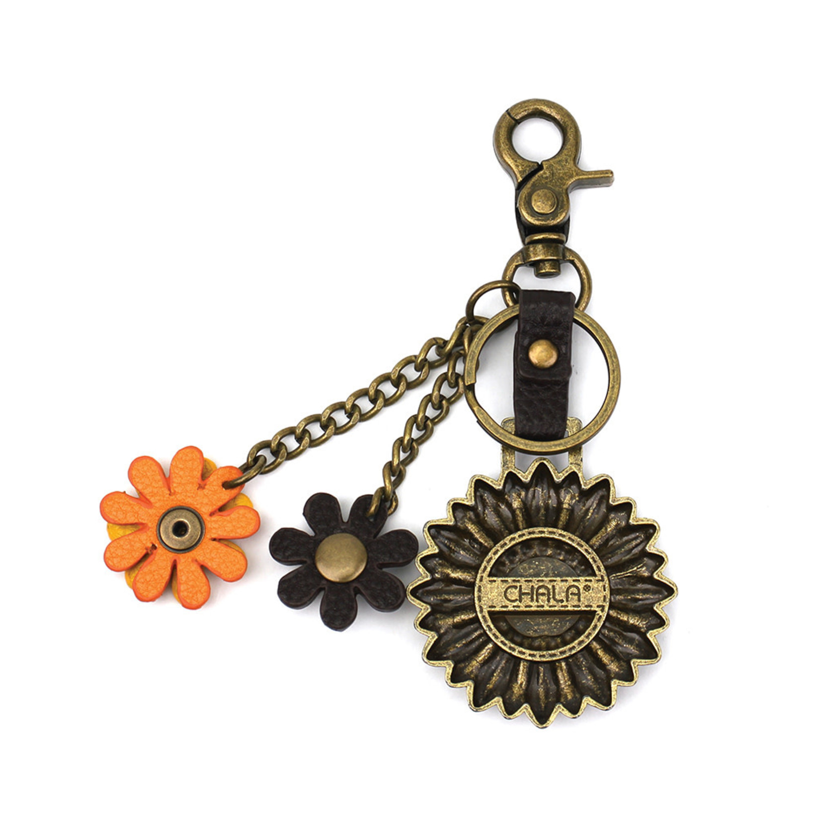 Chala Metal Charming Key Chain - Sunflower