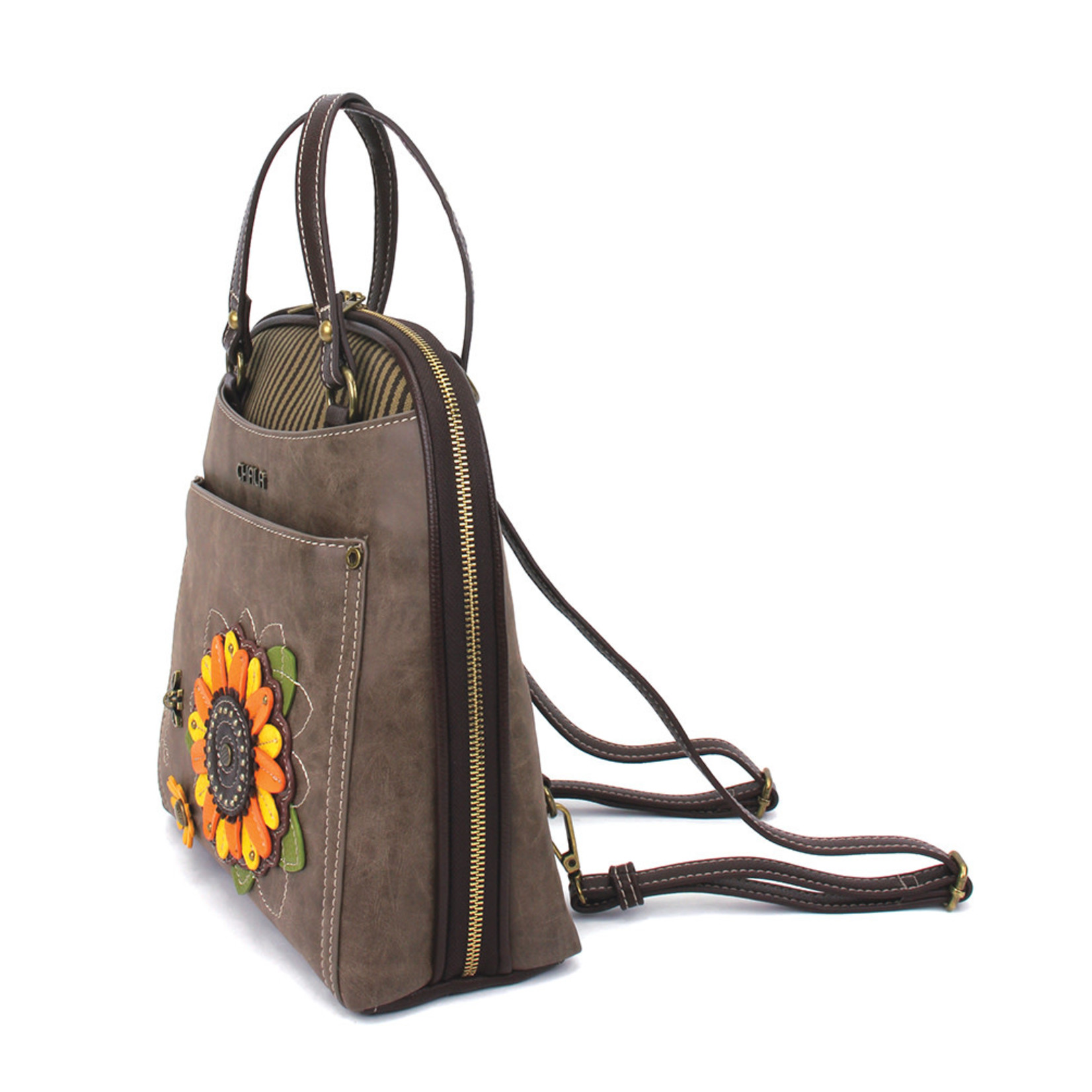 Chala Convertible Backpack Purse - Sunflower