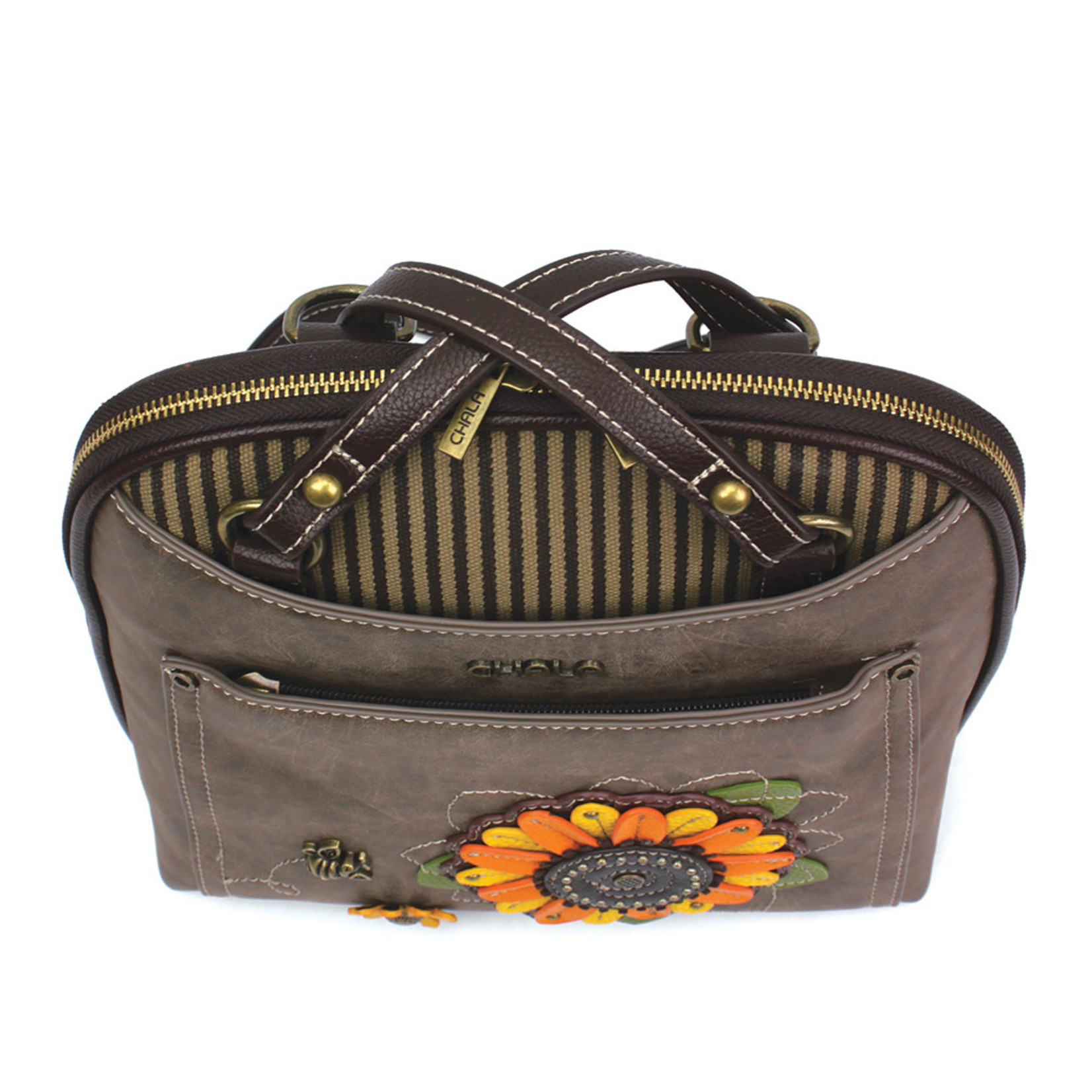 Chala Convertible Backpack Purse - Sunflower