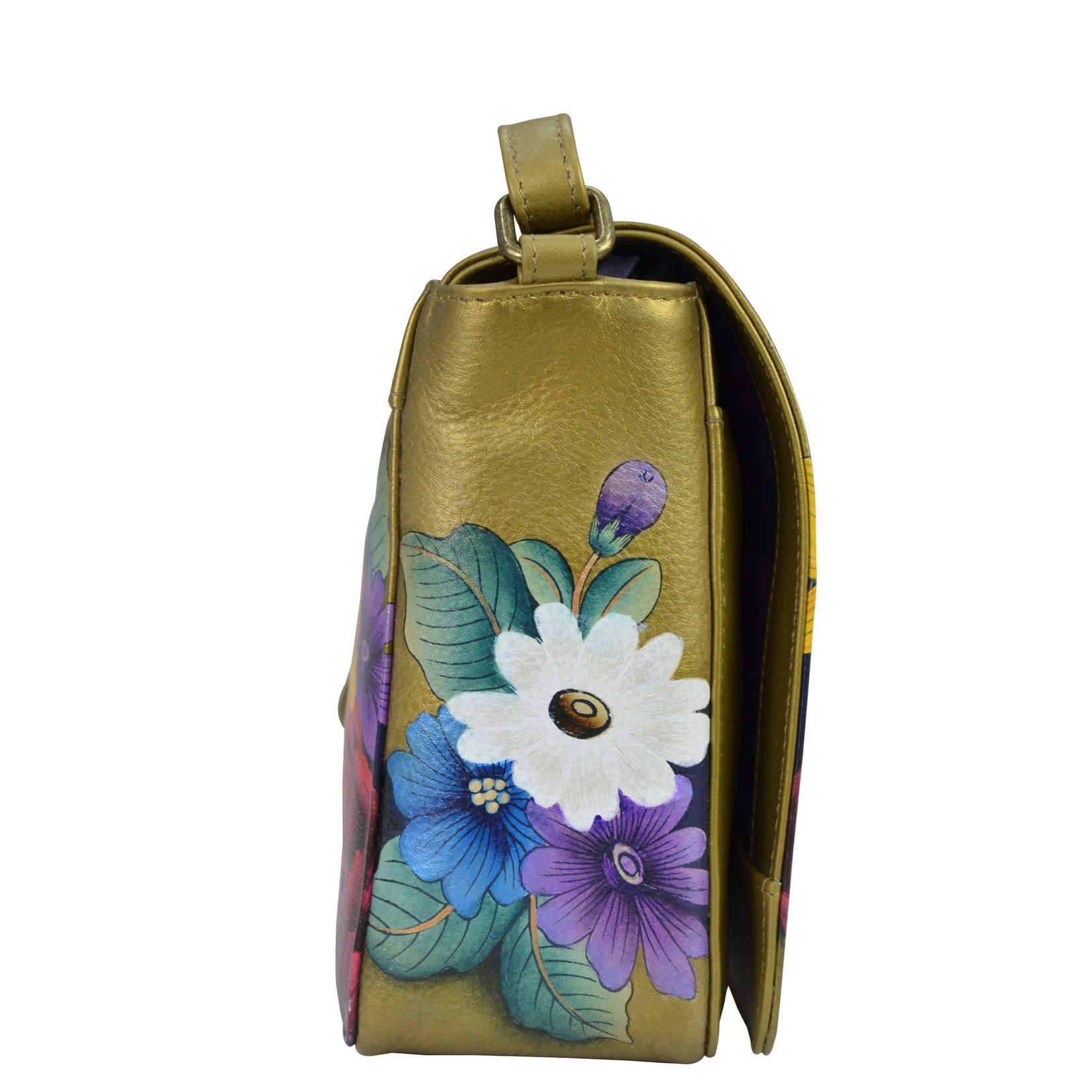 Anuschka 683-DRF:  Dreamy Floral - Medium Flap Crossbody