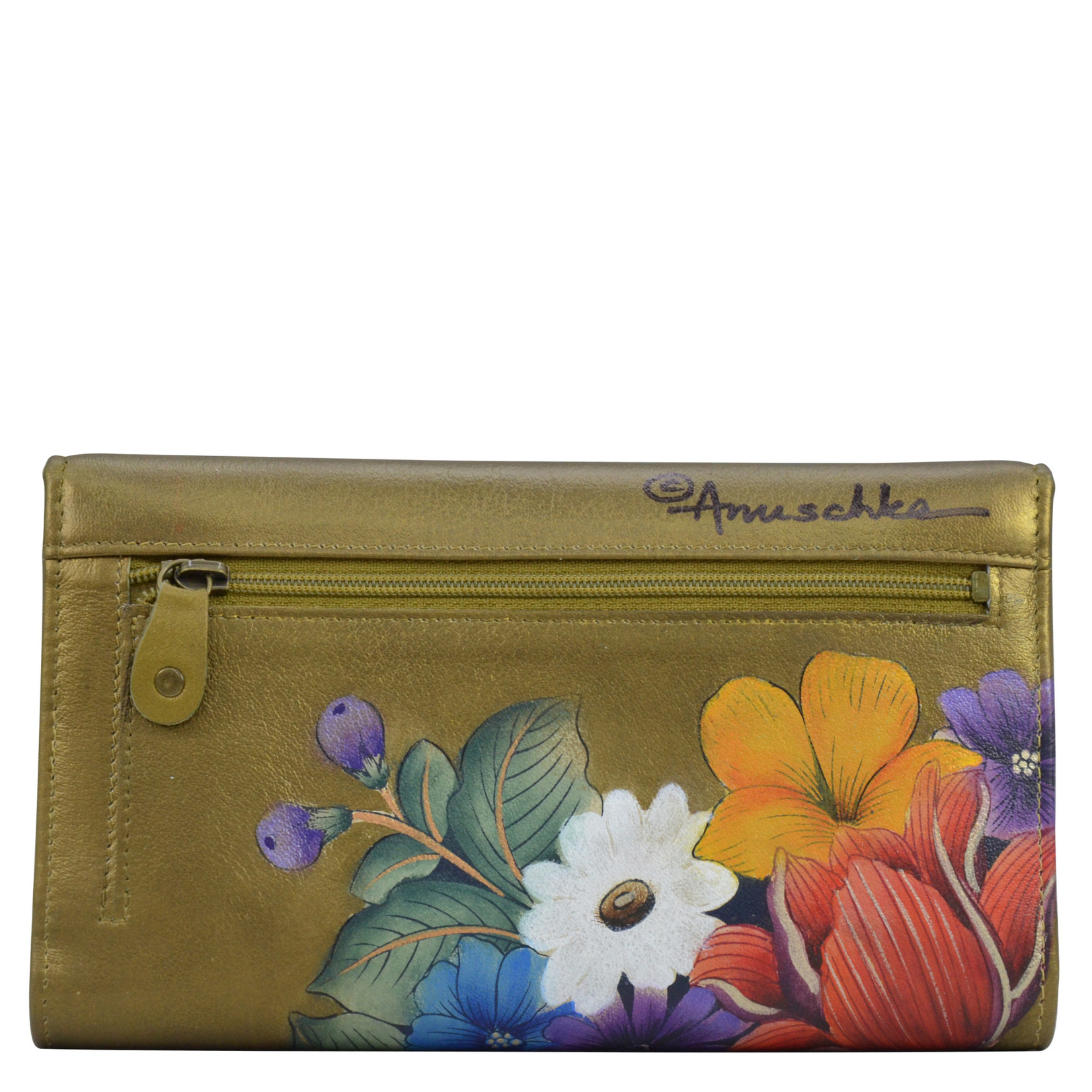 Anuschka Dreamy Floral - RFID Checkbook Clutch (1153-DRF)