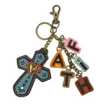 Chala Charming Charms Keychain - Cross (Faith)