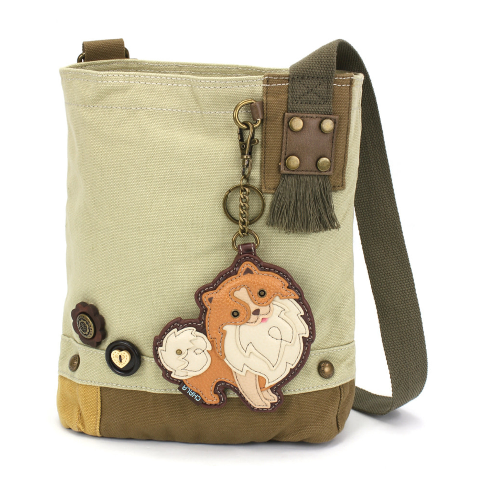 Chala Patch Crossbody - Pomeranian - Sand