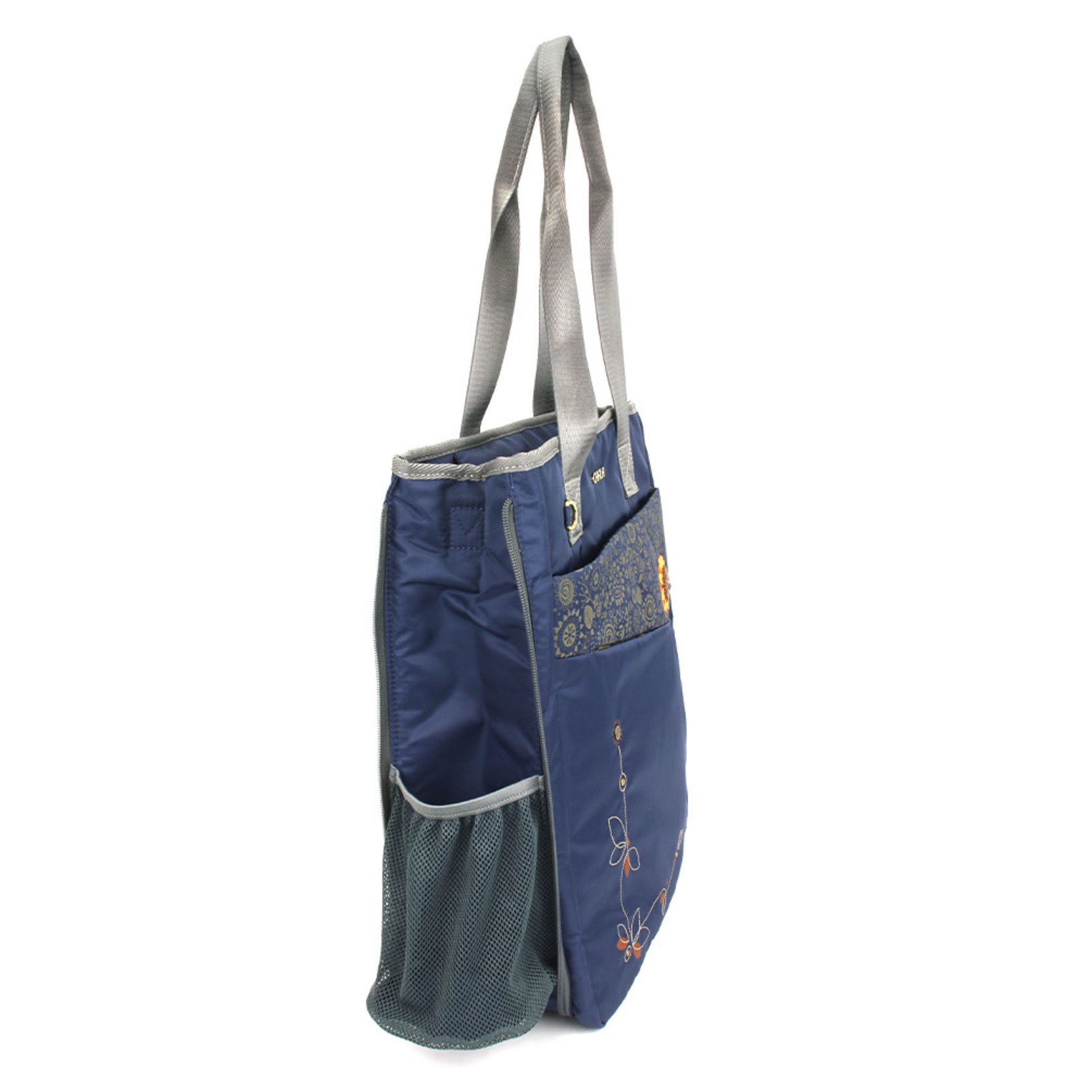 Chala Venture Zip Around Tote - Sunflower - Navy