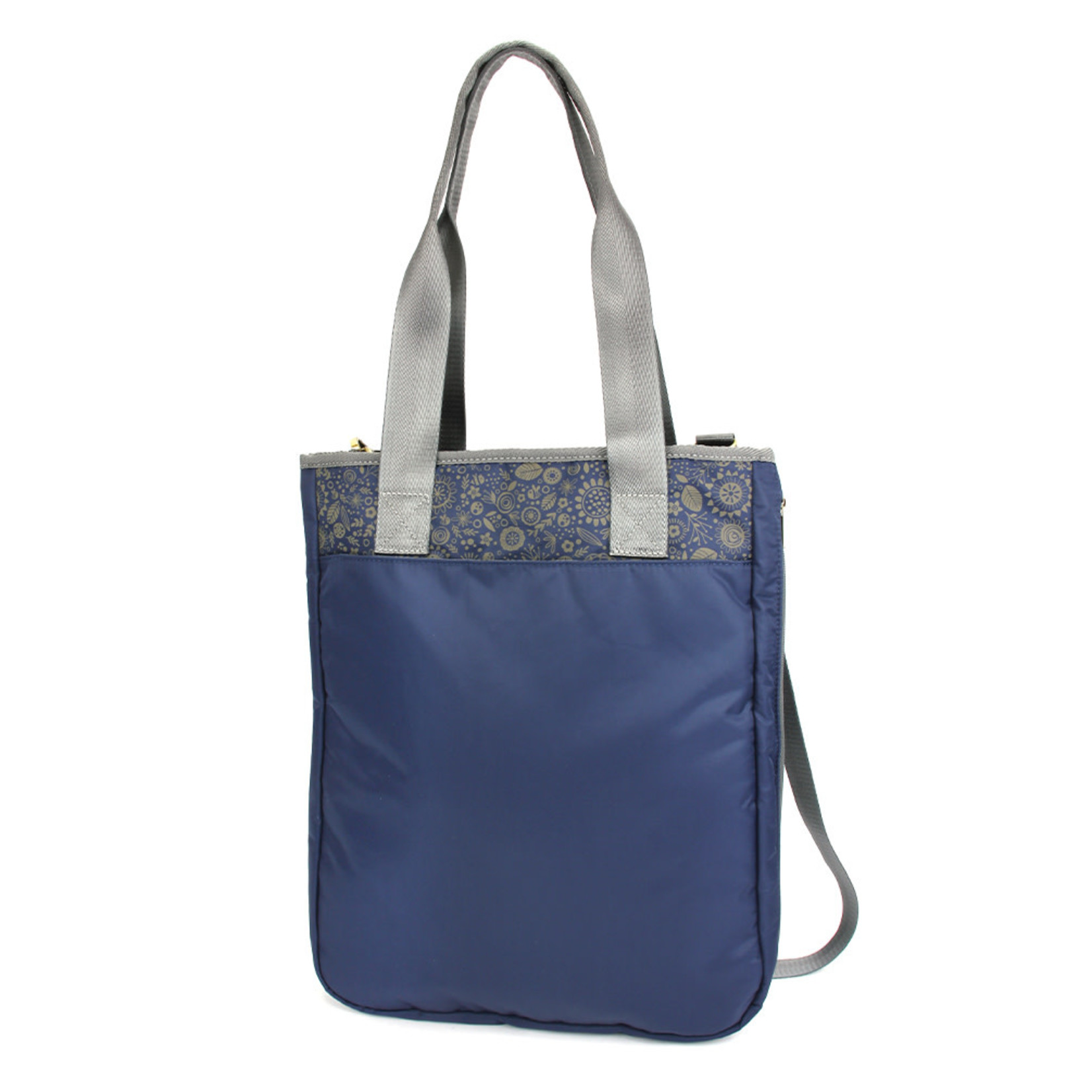 Chala Venture Zip Around Tote - Sunflower - Navy