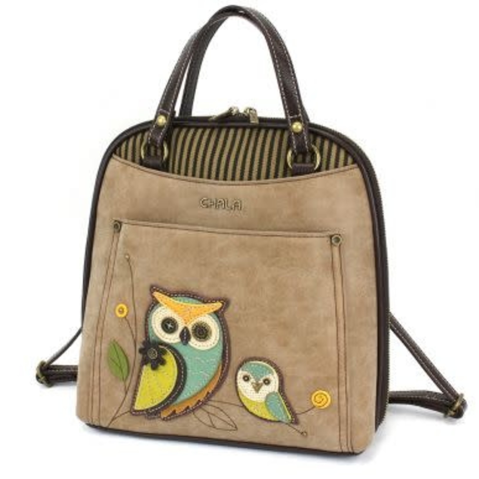 Chala Convertible Backpack - Owls