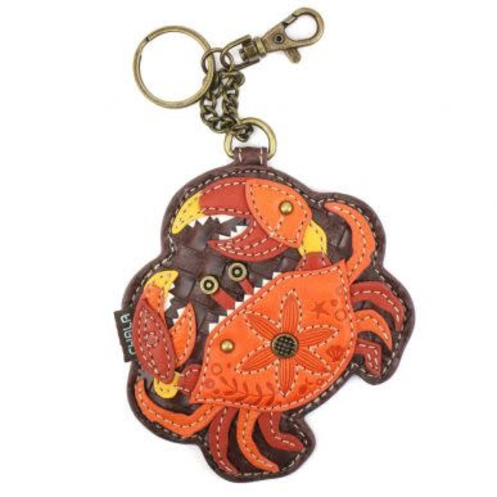 Chala Key Fob - Crab - Orange